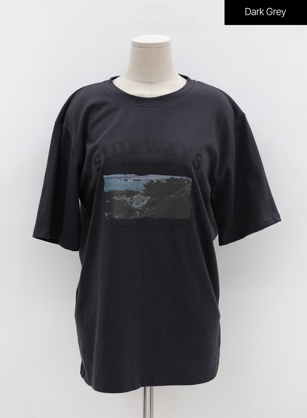 Sideways Graphic Oversized Tee OU19