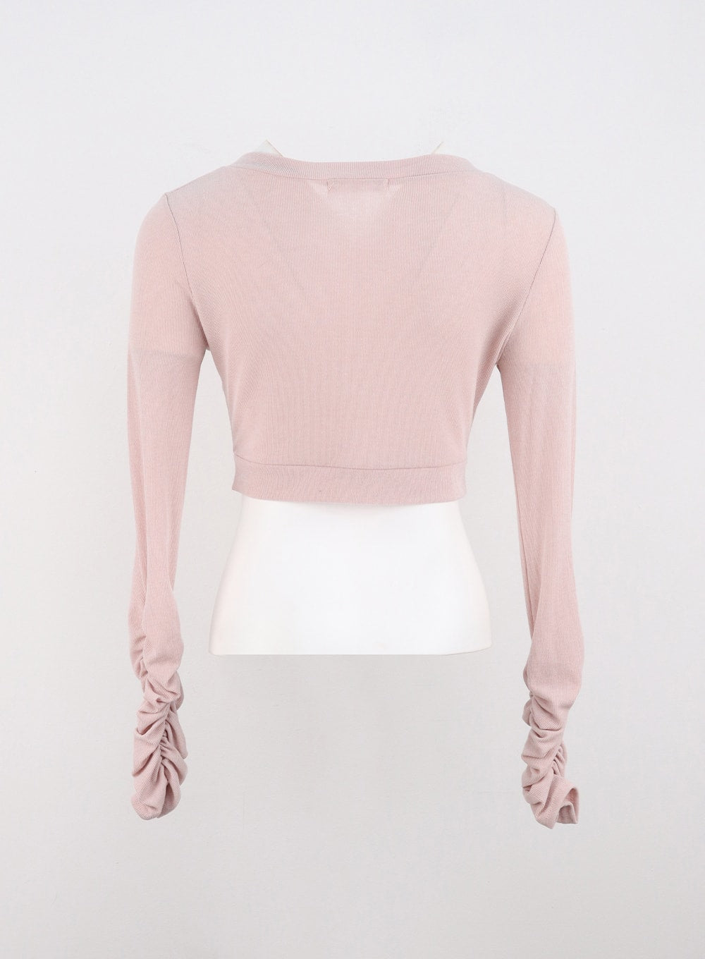 Ruched Button Down Cardigan CO319