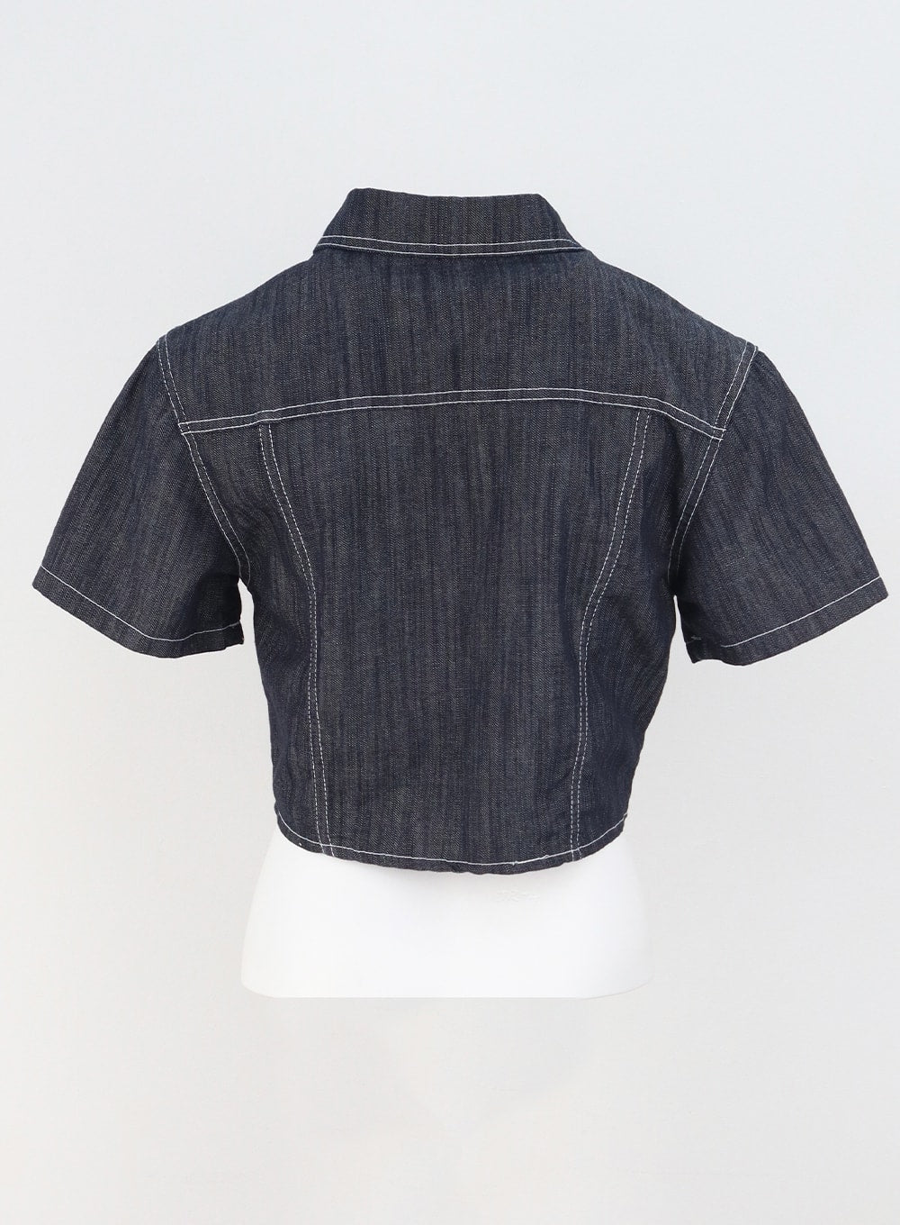 Cropped Denim Shirt CU312