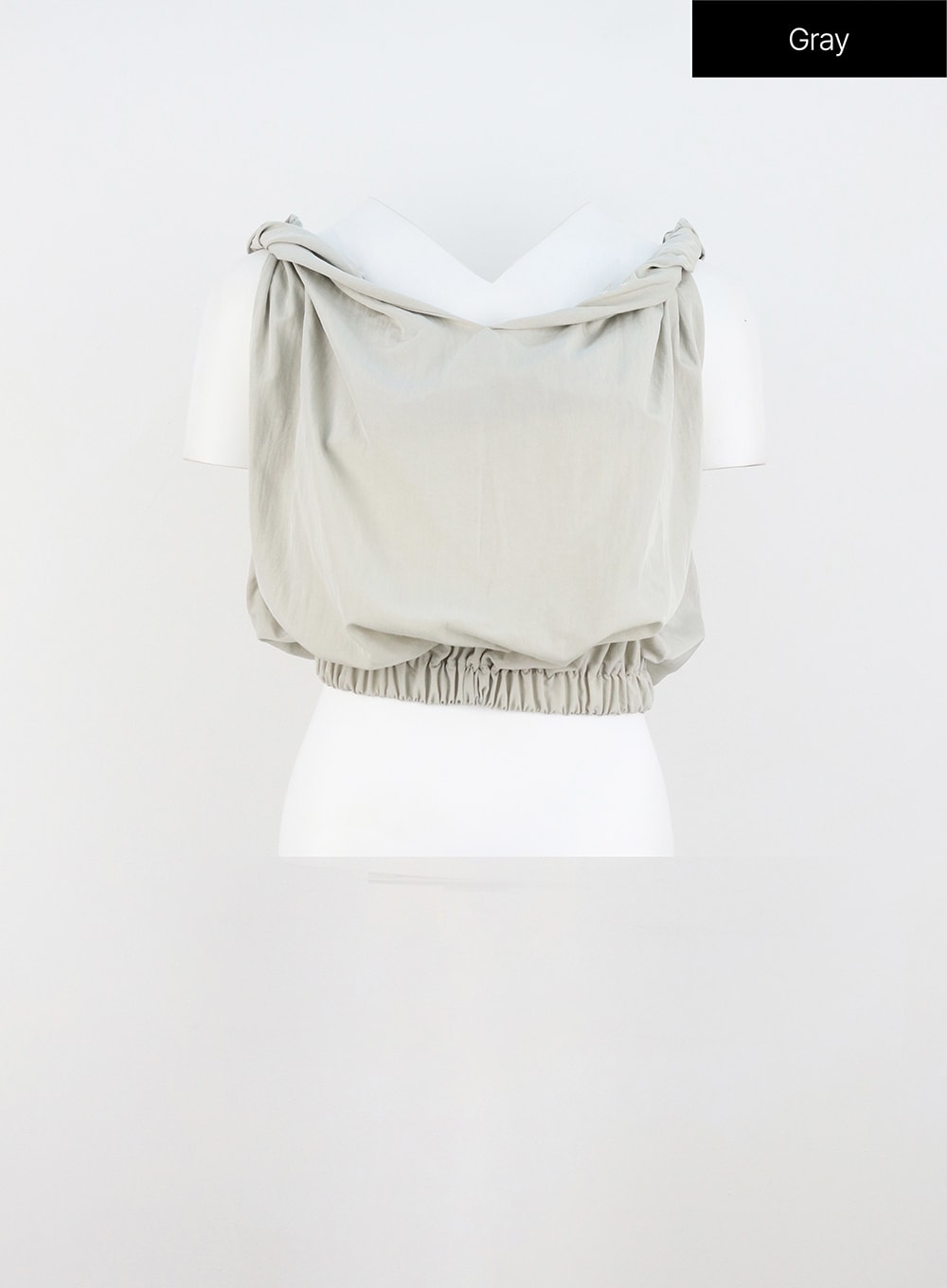 Scoop Back Cropped Top OU319