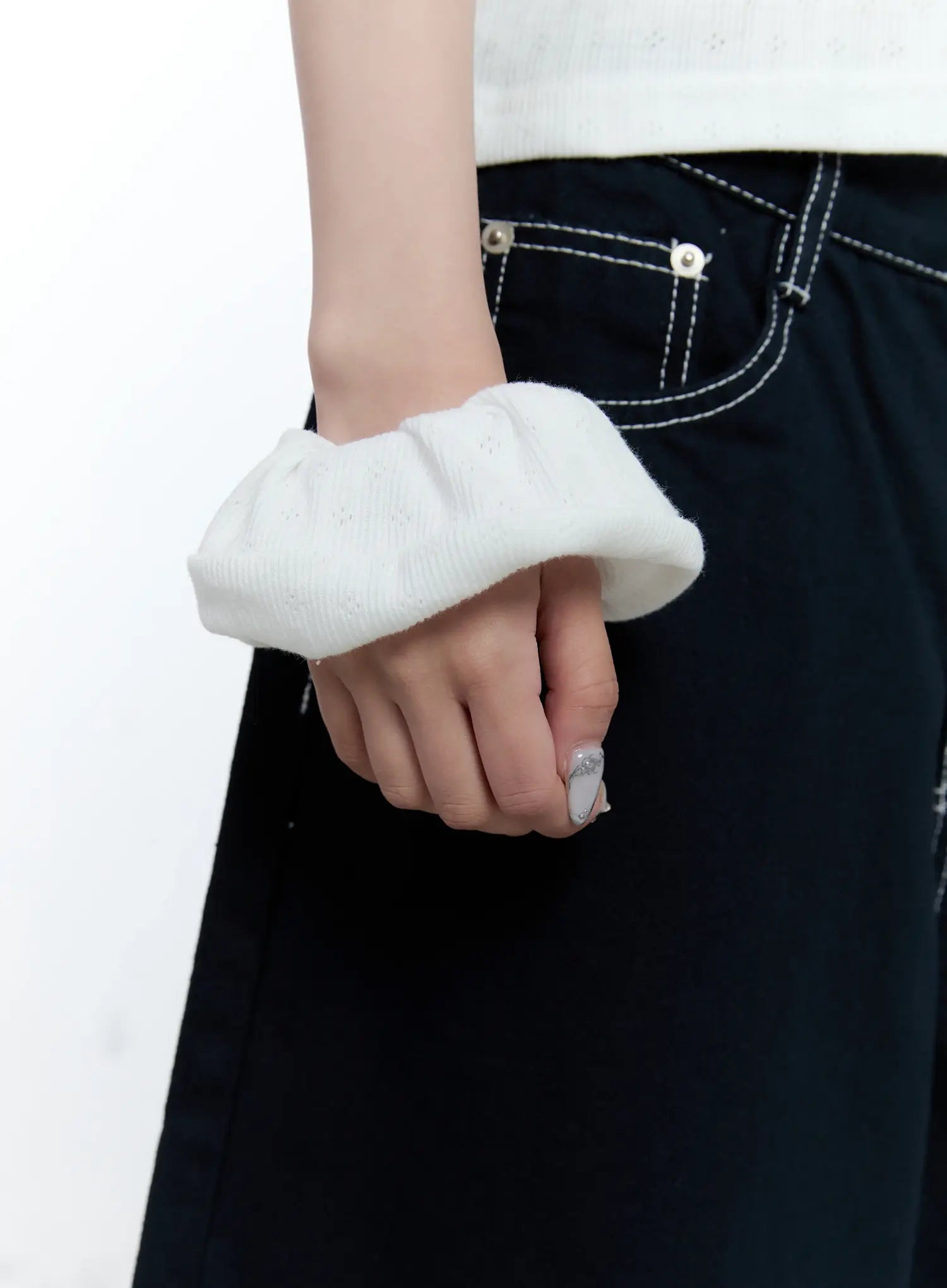 V-Neck Short-Sleeve Knit Tee CG501