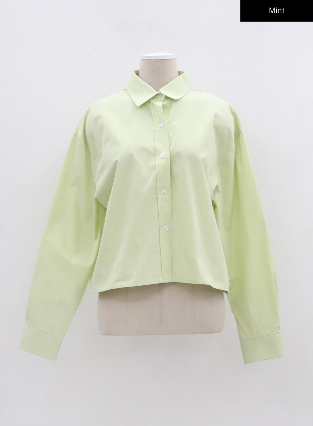 Cropped Button Shirt BJ313