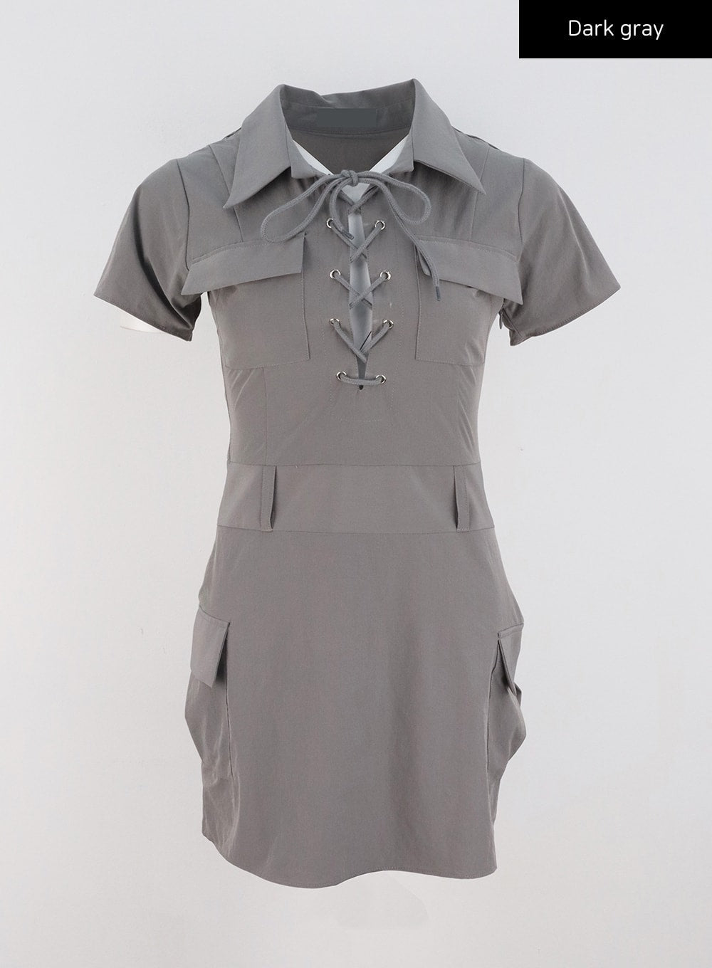 Lace-Up Mini Dress CL321