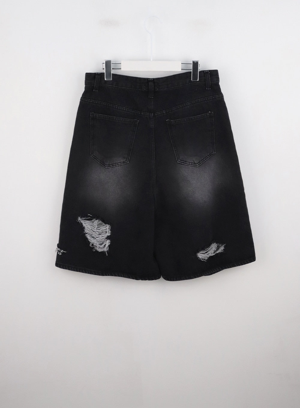 Ripped Bermuda Pants Unisex CG303