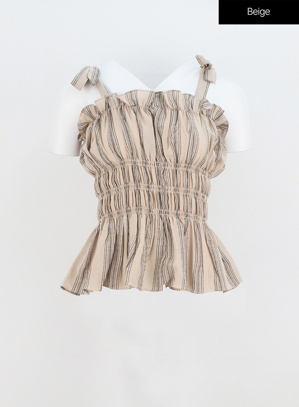 Stripe Frill Top OY326