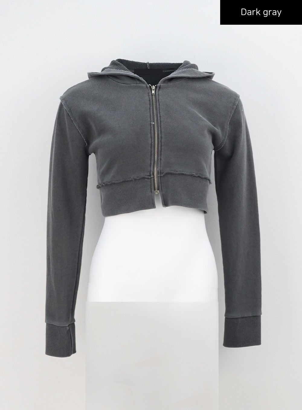 Cropped Zip-Up Hoodie CA325