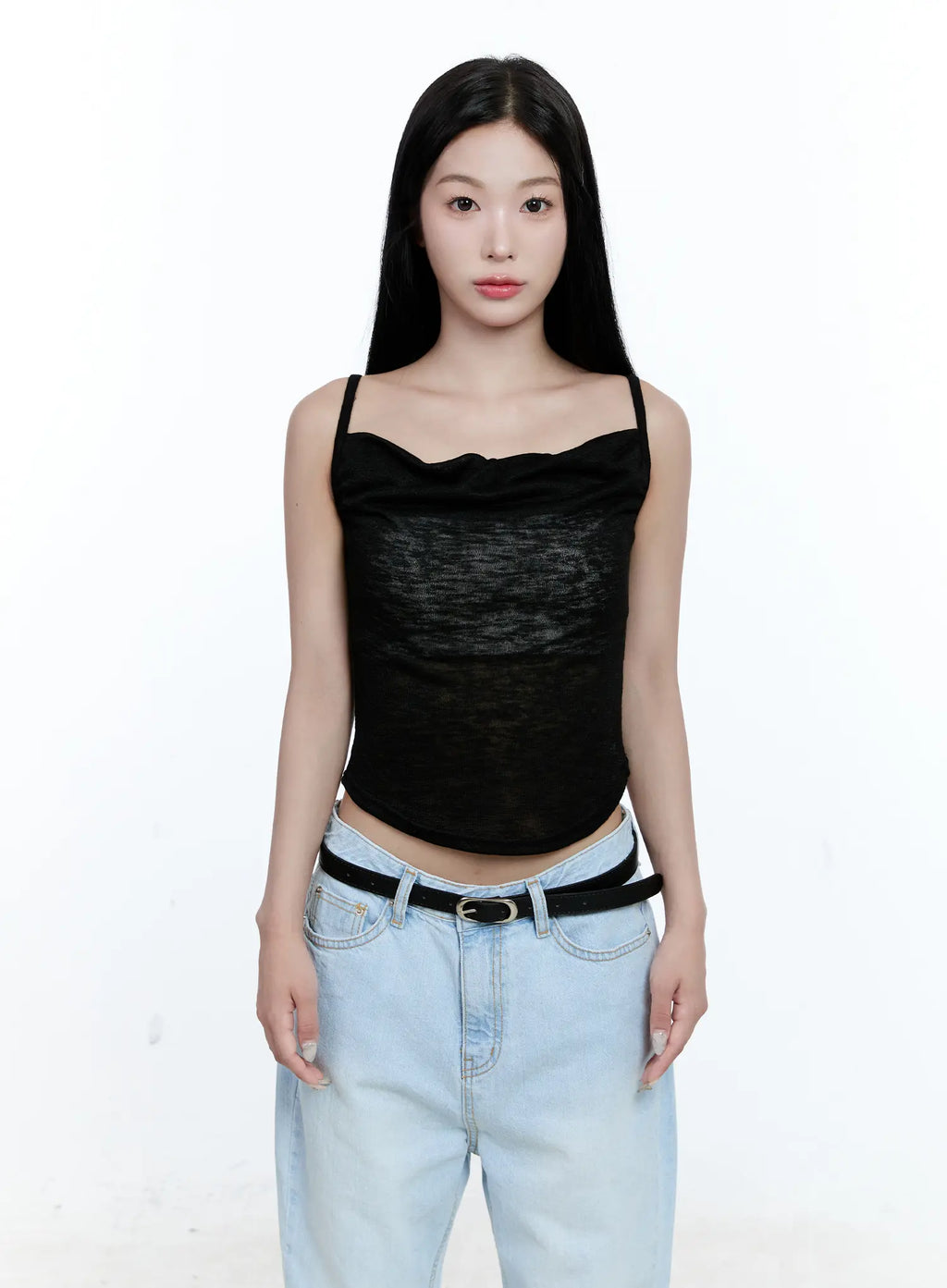 Ribbed Knit Cardigan and Tank Set CG512