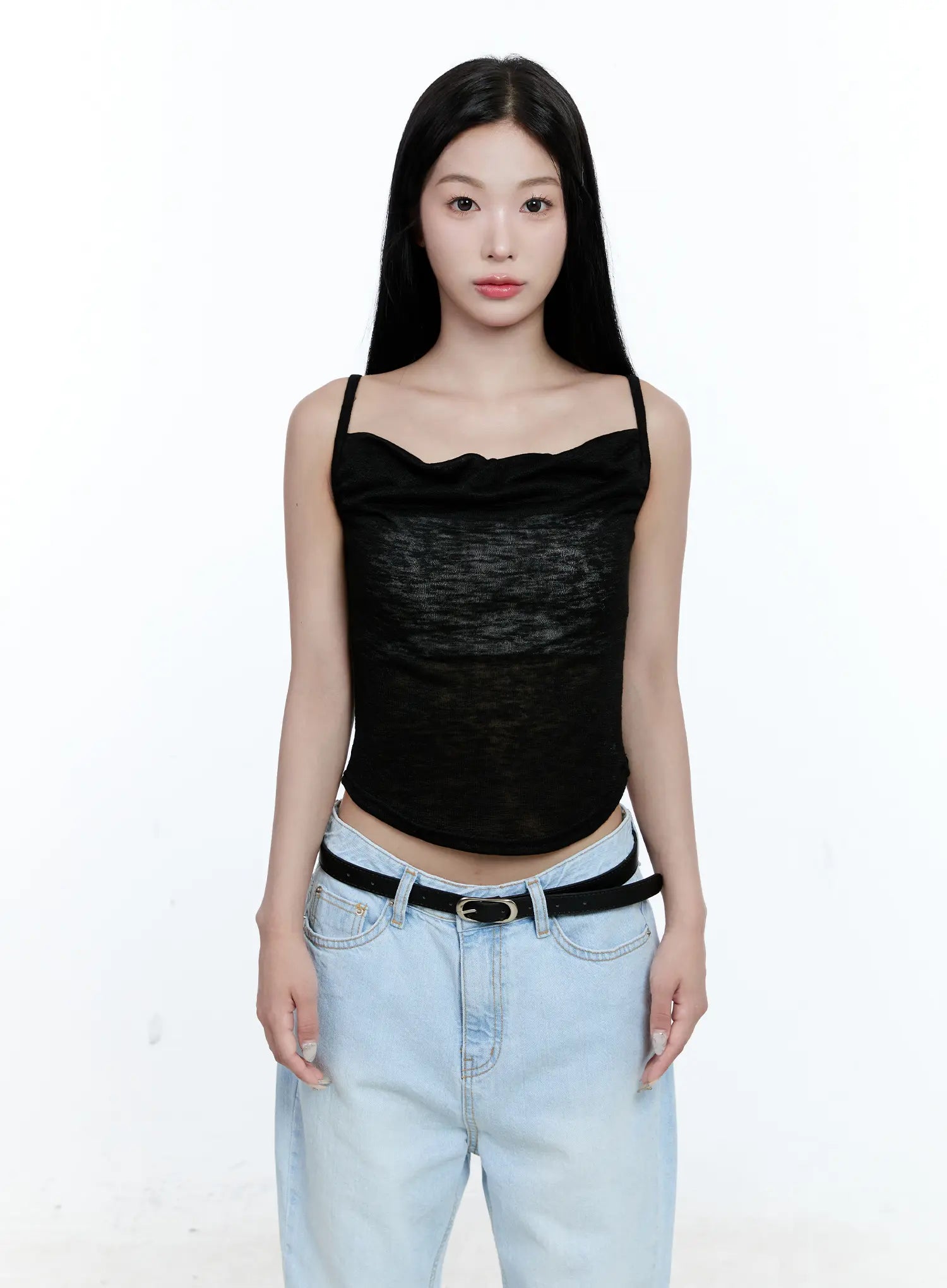 Ribbed Knit Cardigan and Tank Set CG512