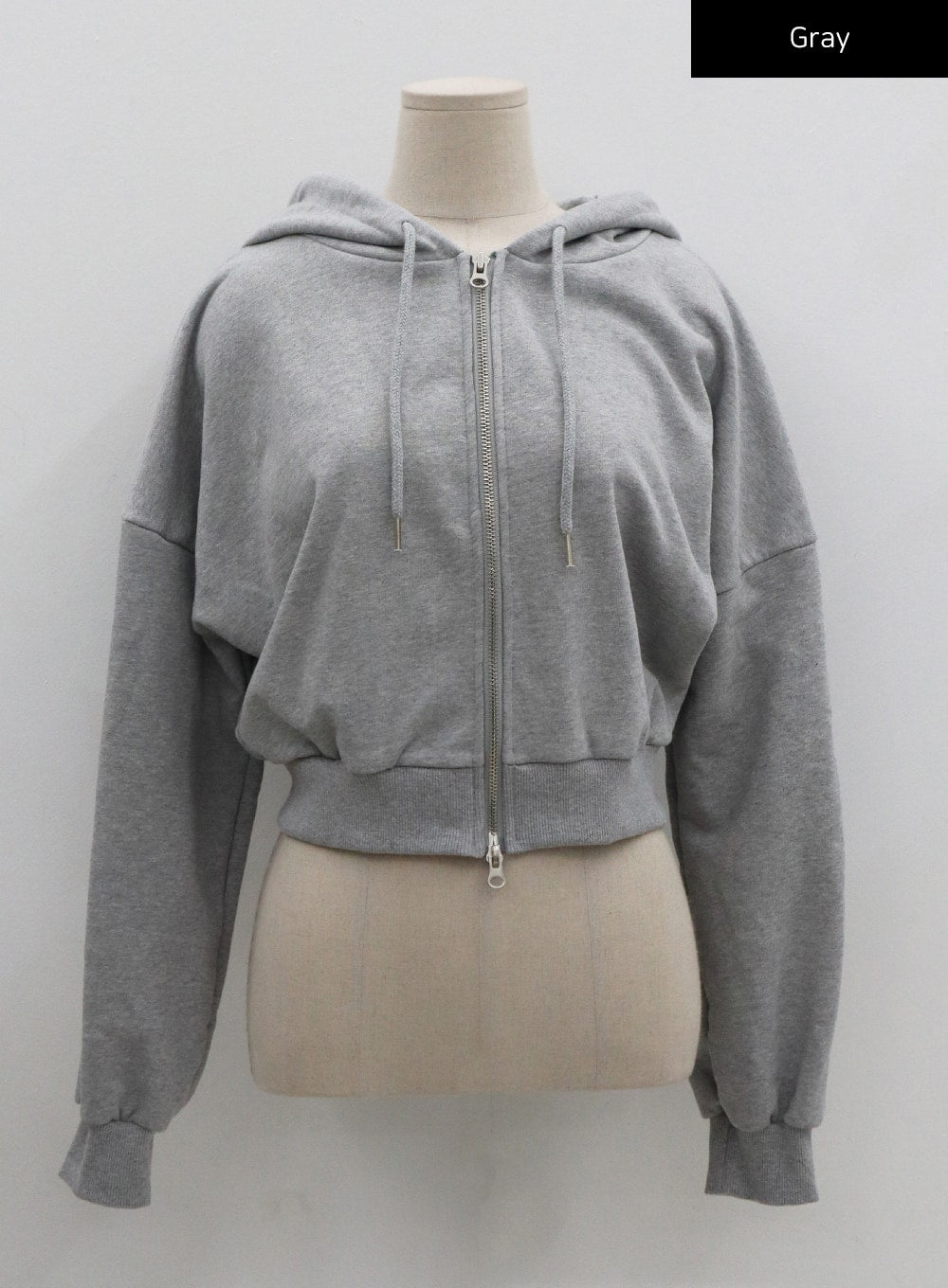 Lewkin Soft Basic Two Way Hoodie Zip Up C1210