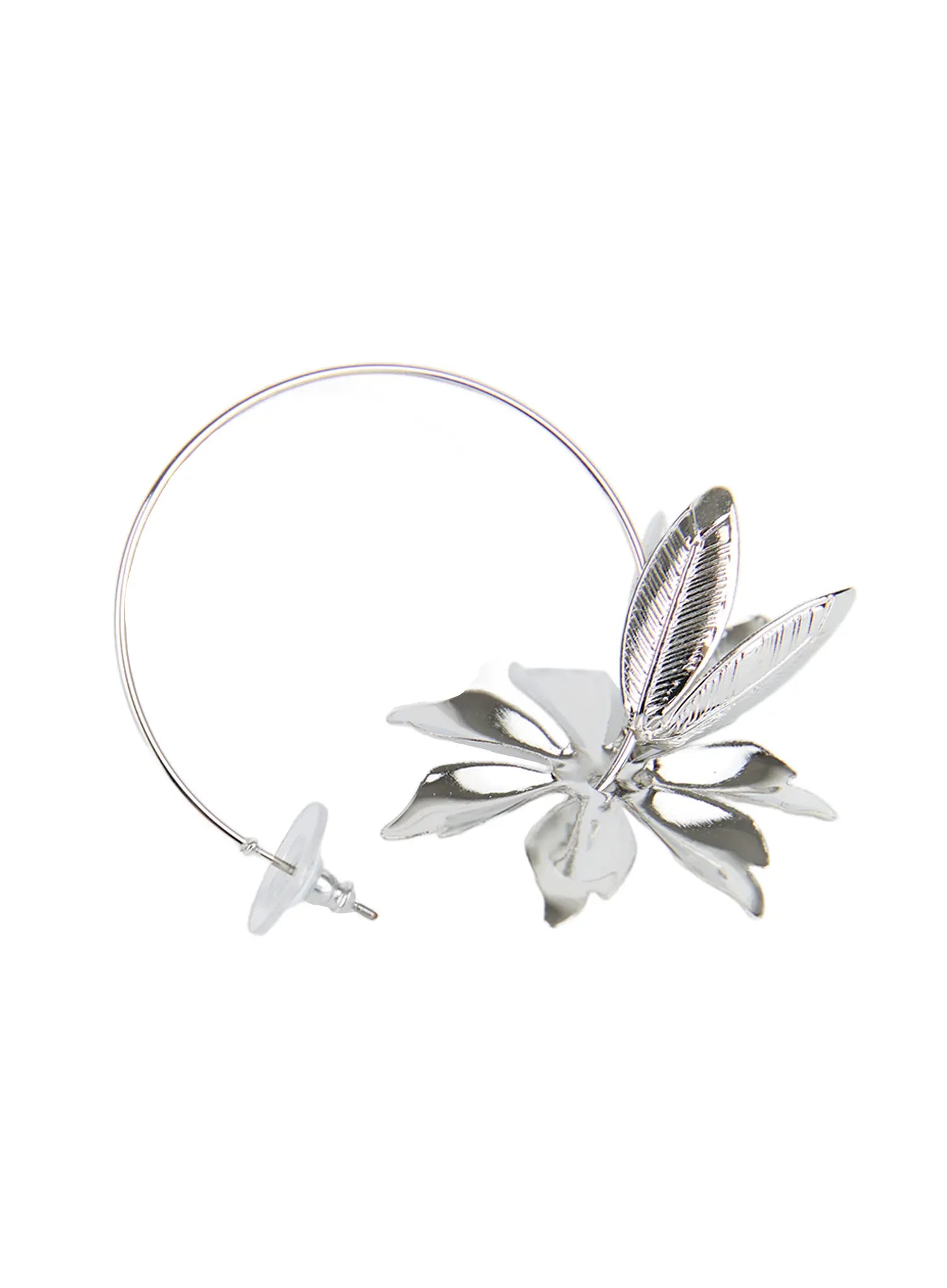 Floral Hoop Earrings CG519