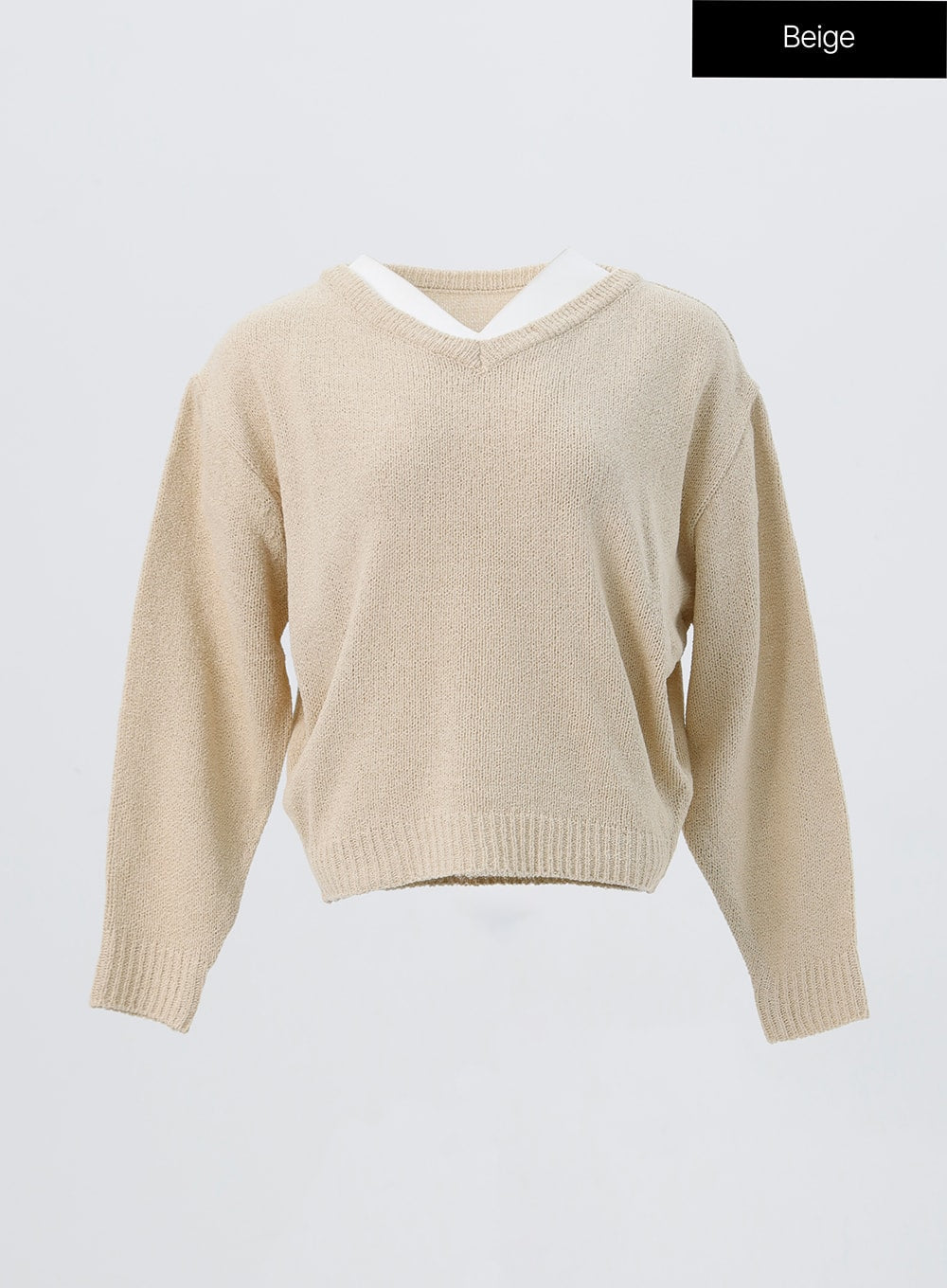 V-Neck Knit Sweater OO305