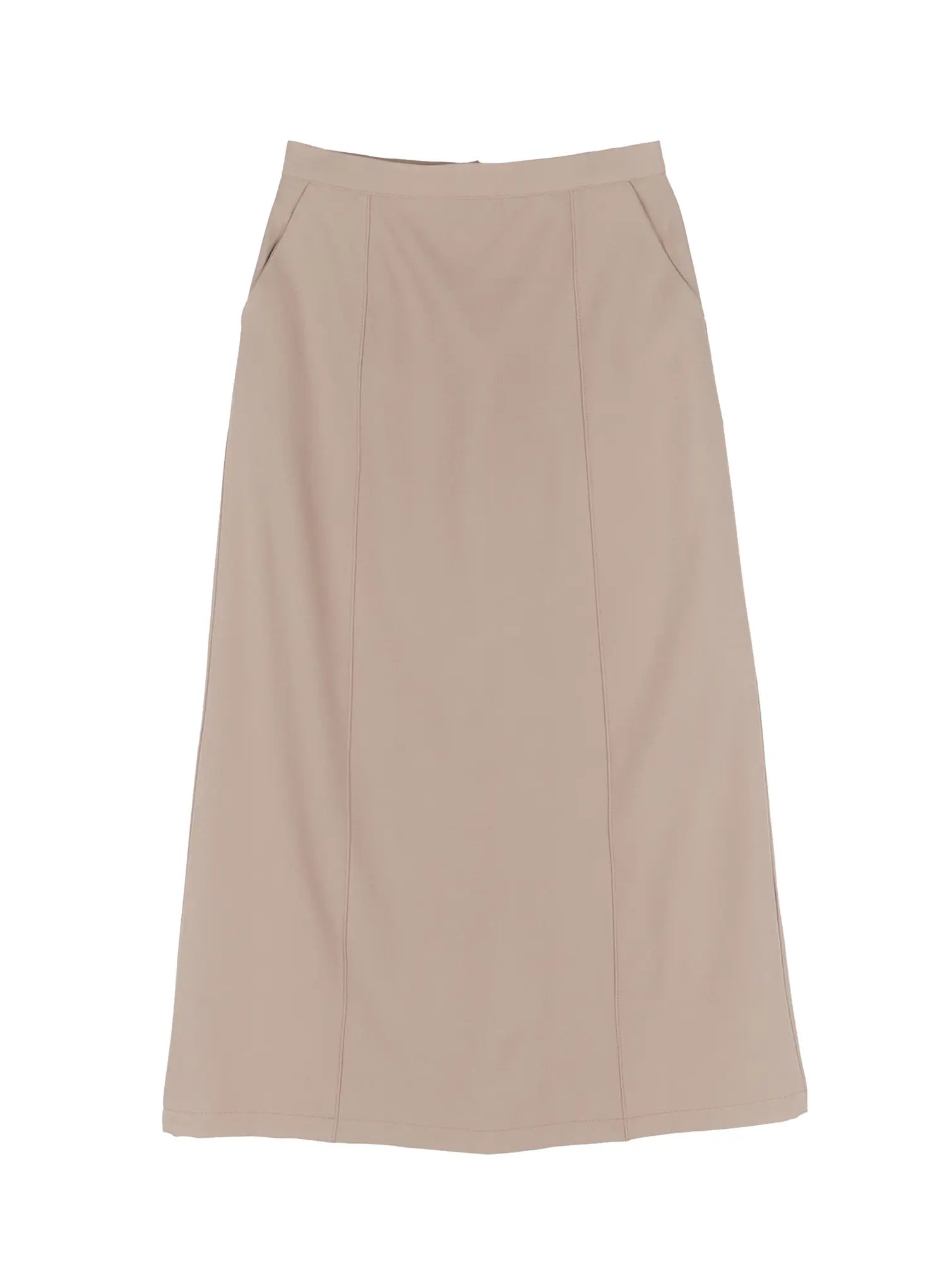 Elegant High-Slit Midi Skirt CO506