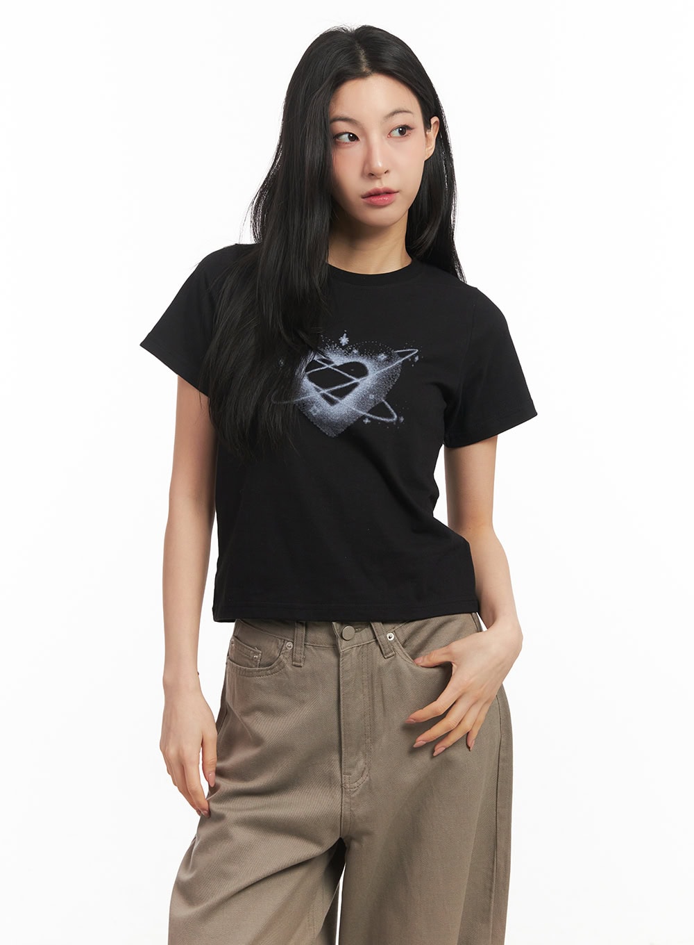 Heart Graphic T-Shirt CM504