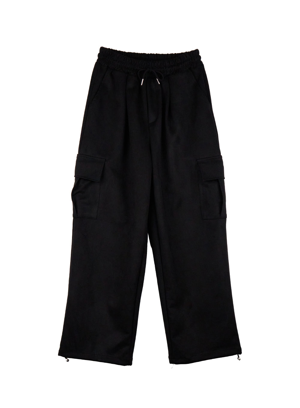 Suede Wide-Fit Cargo Sweatpants CJ507