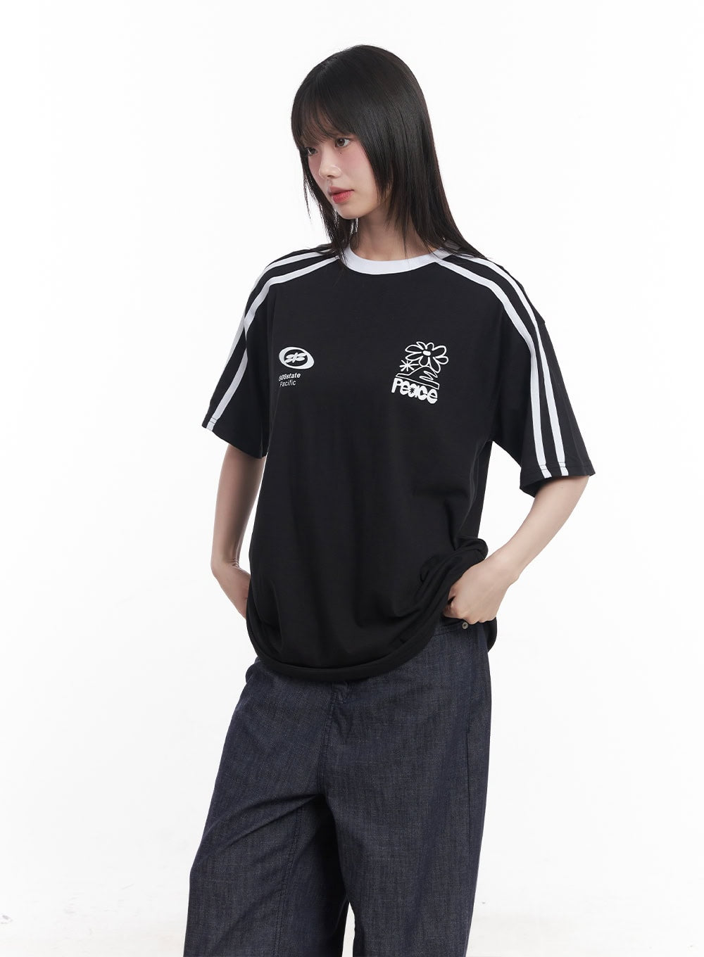 Oversized Graphic Tee CU506