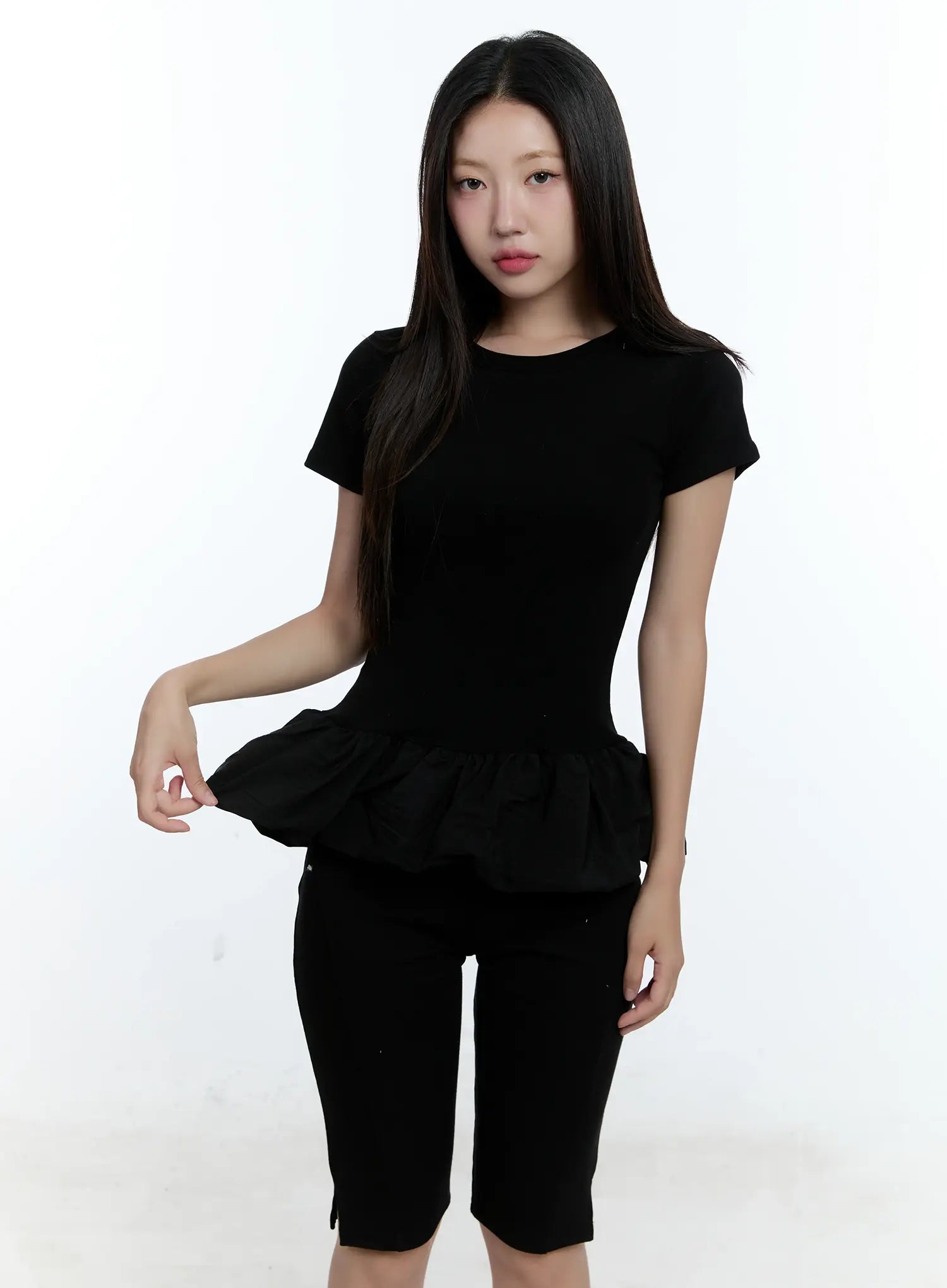 Balloon-Fit Mini Dress CU527