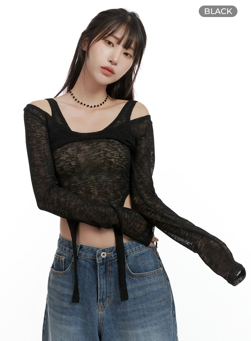 Unbalanced Chic Crop Top CL424