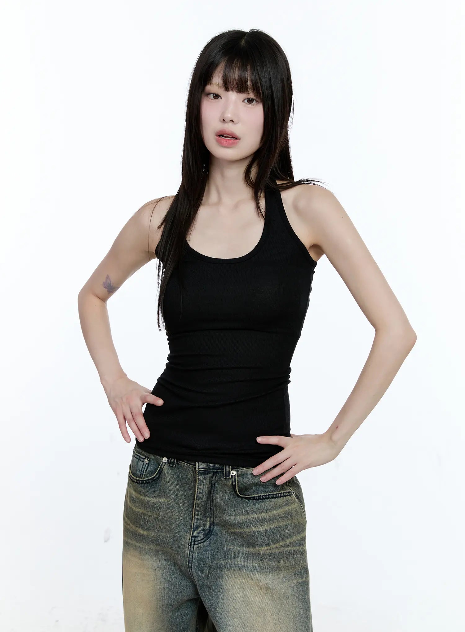 Basic Halter Neck Tank Top CG507