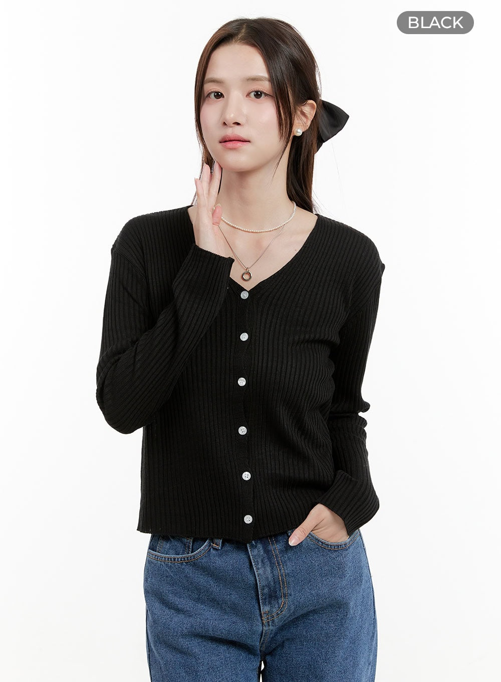 Solid Knit Cardigan OG428