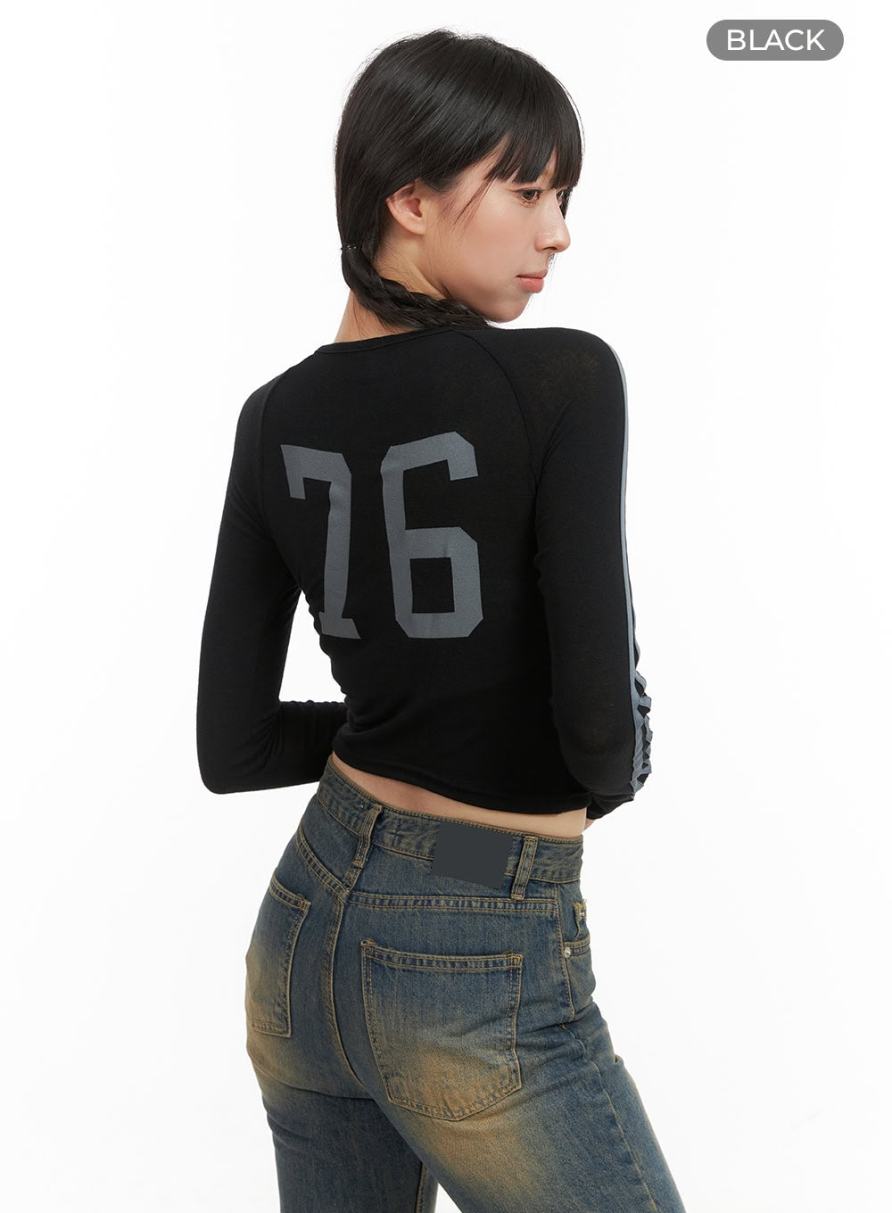 Rayon Sheer Crop Top CG419