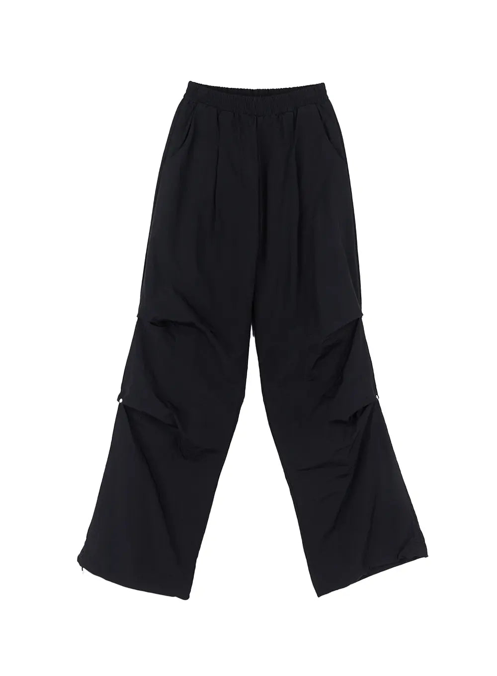 Pintuck Rivet Wide-Leg Joggers CL508