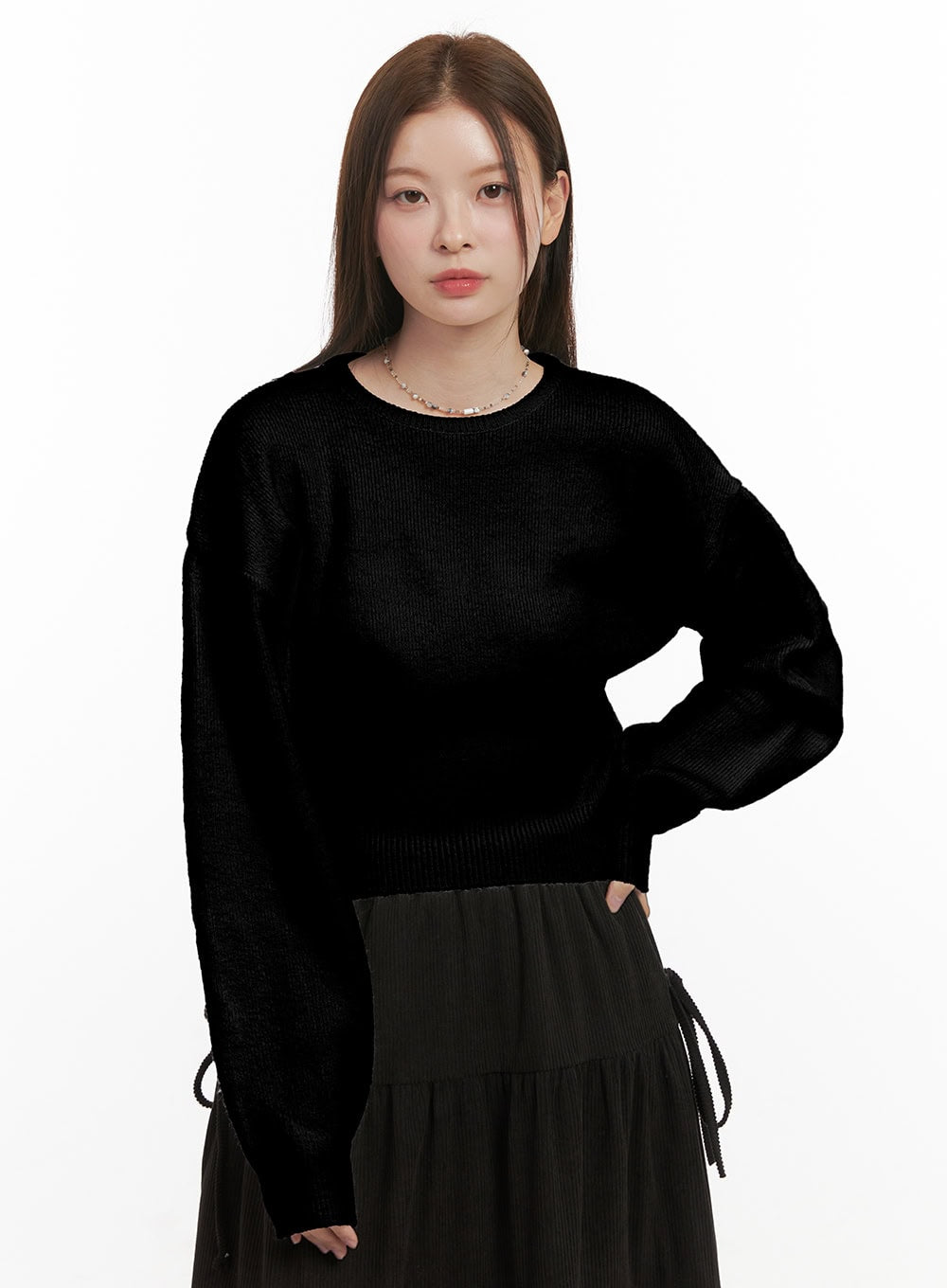 CozyChic Solid Knit Sweater OD417