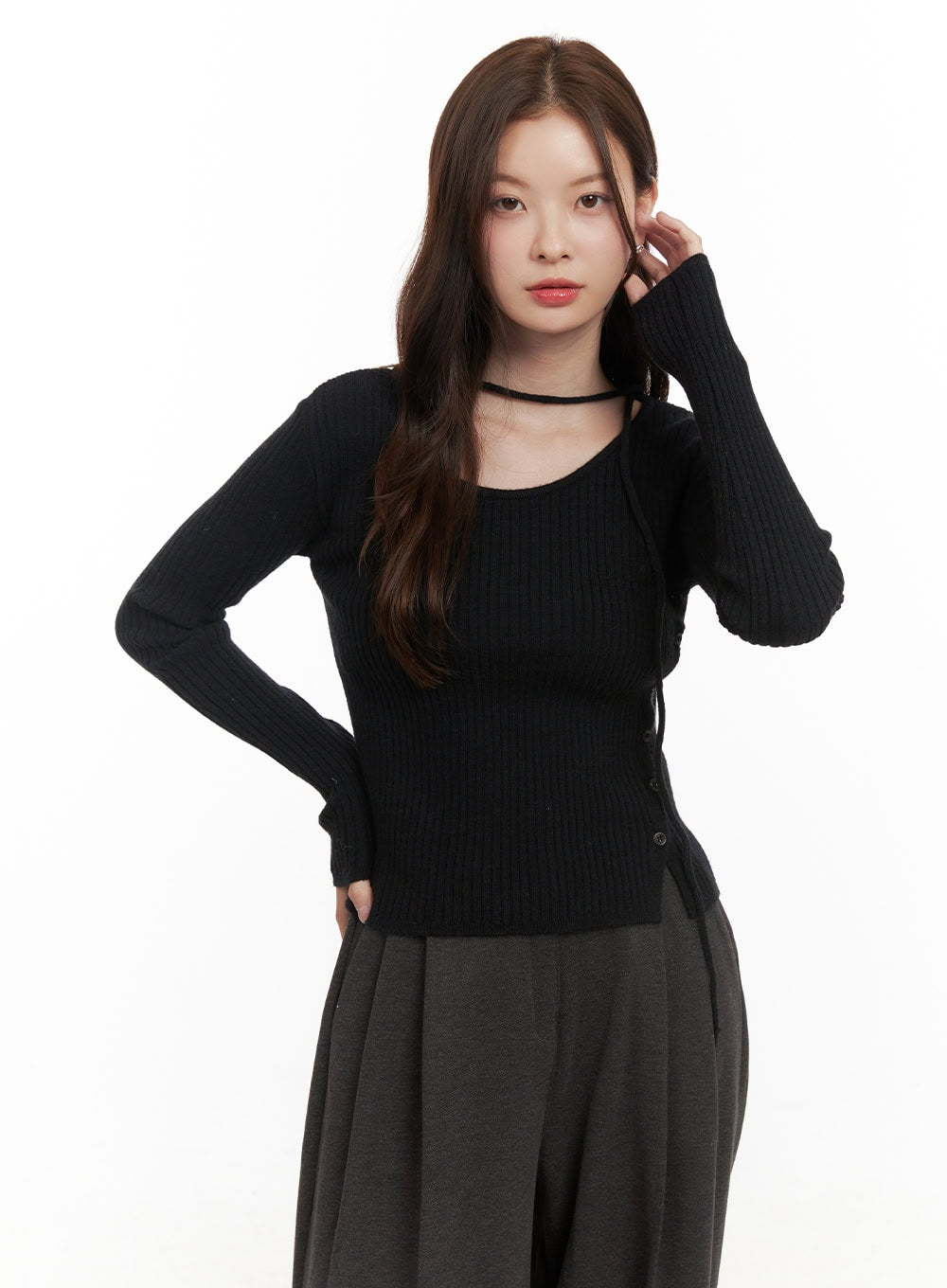 Slim Fit Long Sleeve Sweater OD403