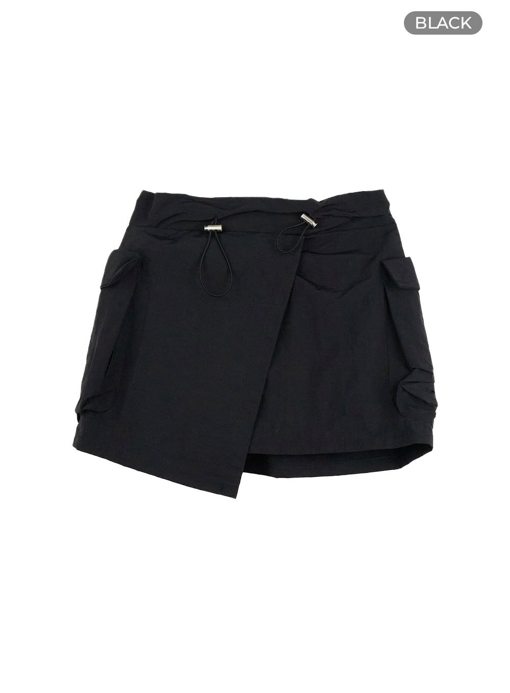 Unbalanced Cargo Mini Skirt CL403