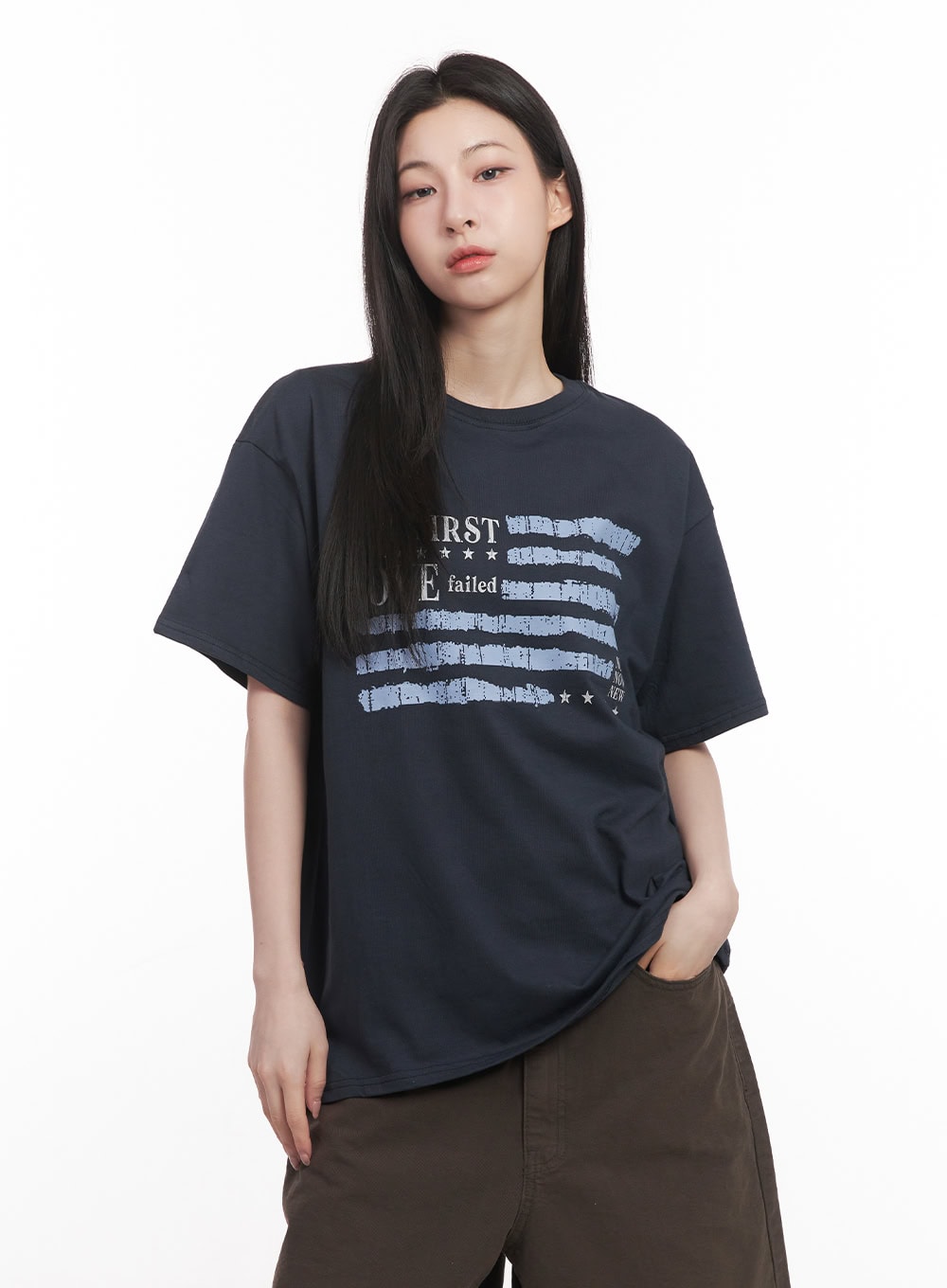 Graphic Oversized Tee CM517