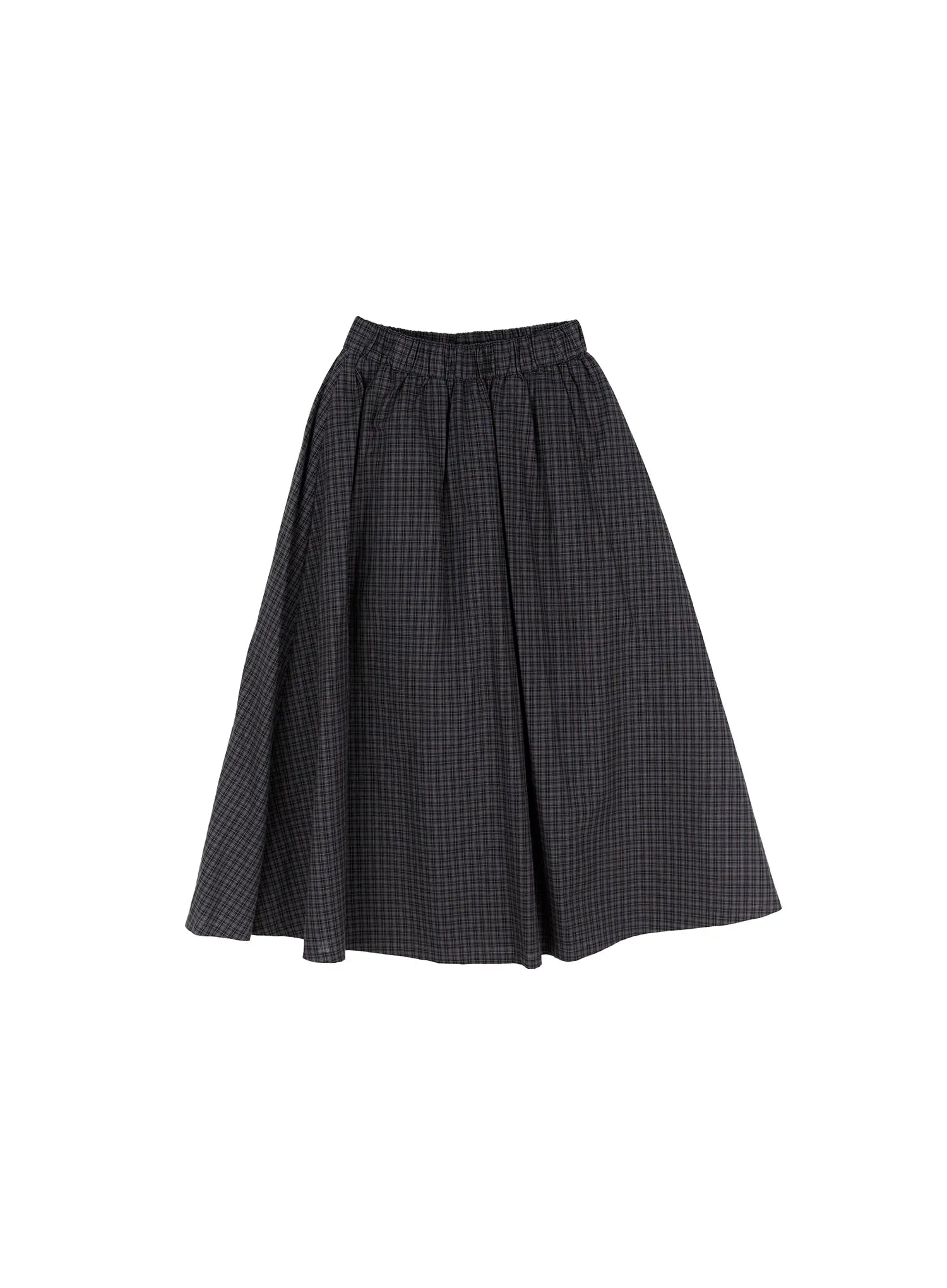 Vintage Gingham Midi Skirt CG514