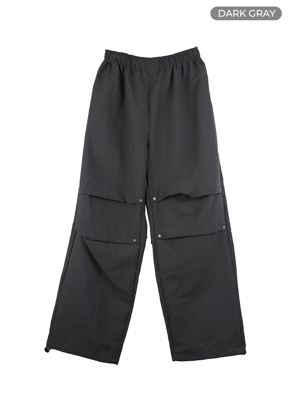 Pintuck Nylon Wide Leg Pants OY408