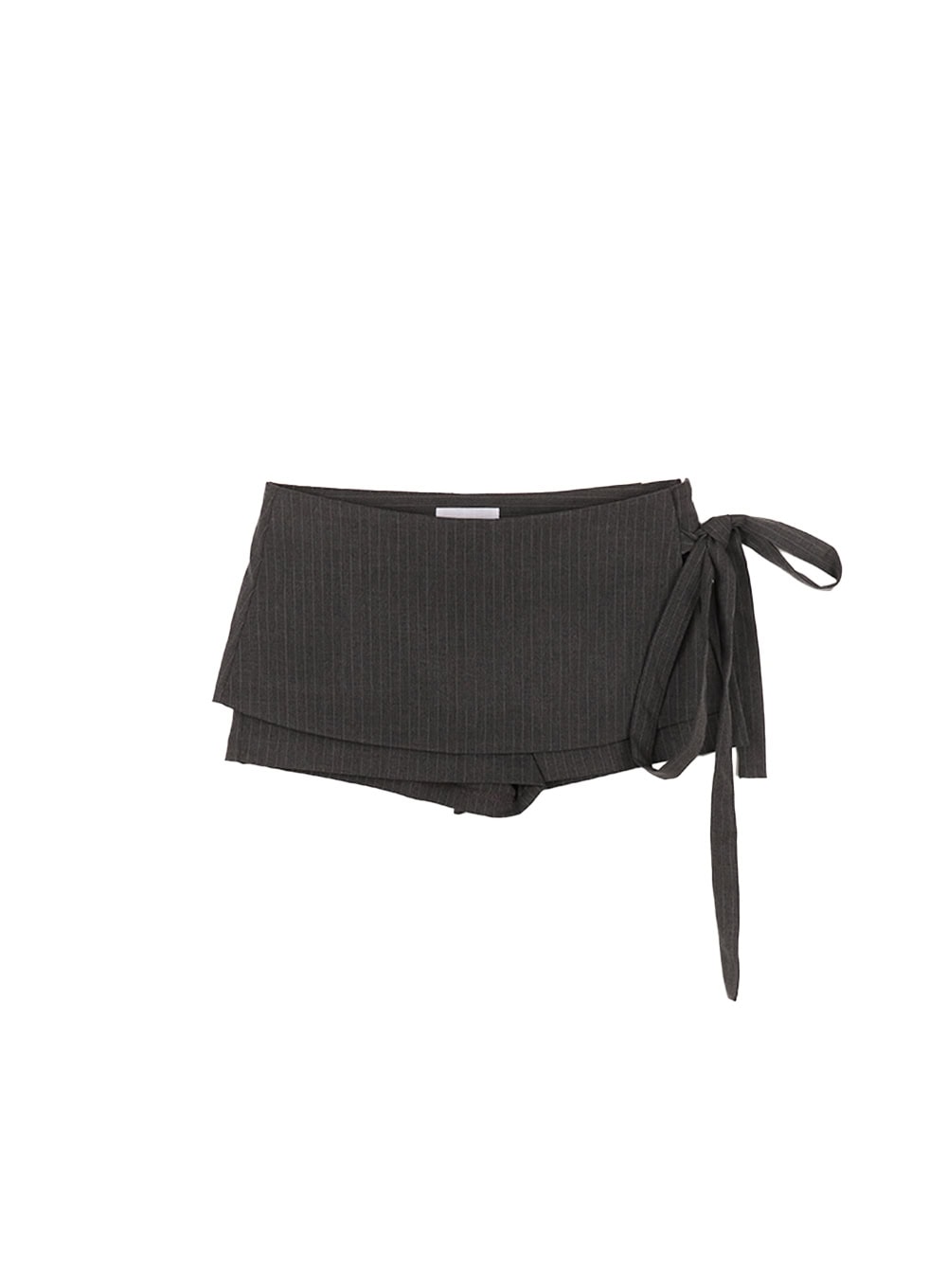 Striped Wrap Mini Skort CM528