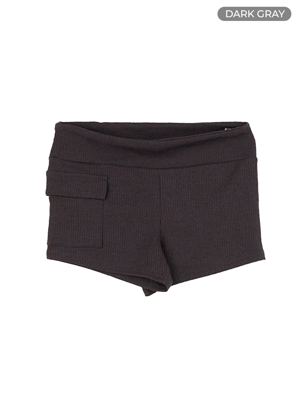 Ribbed Slim Fit Cargo Shorts CS424