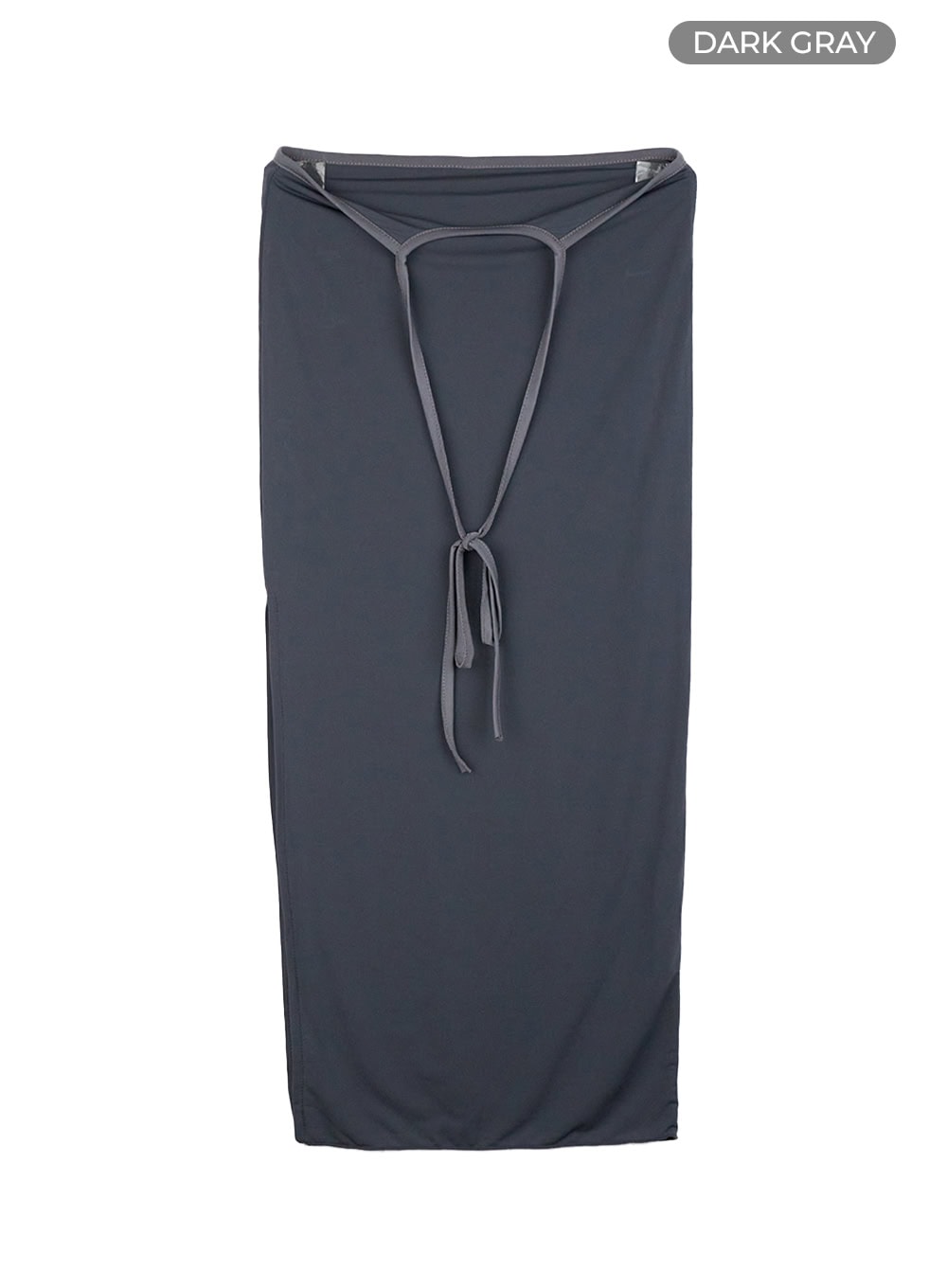 Slit Out Solid Midi Skirt CL405