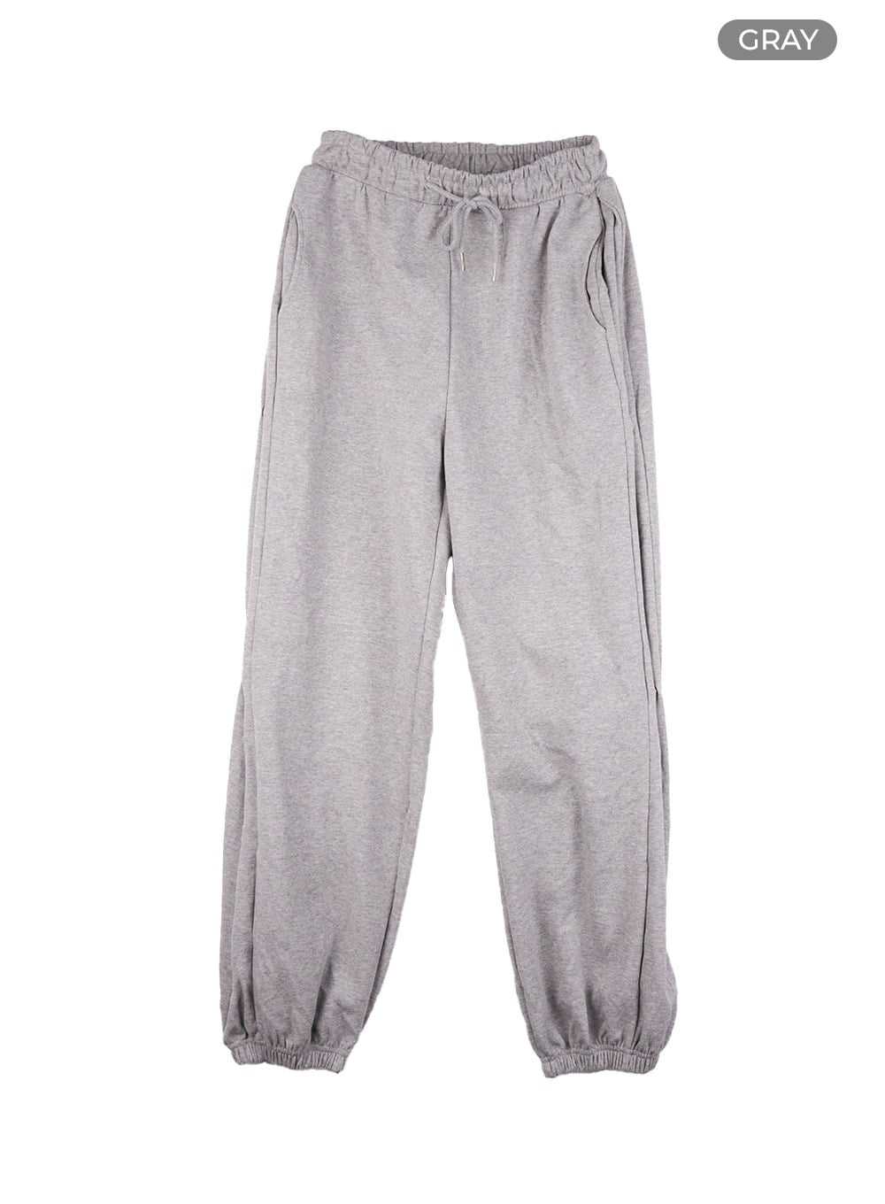 Side-Buttoned Wide-Leg Sweatpants CS424