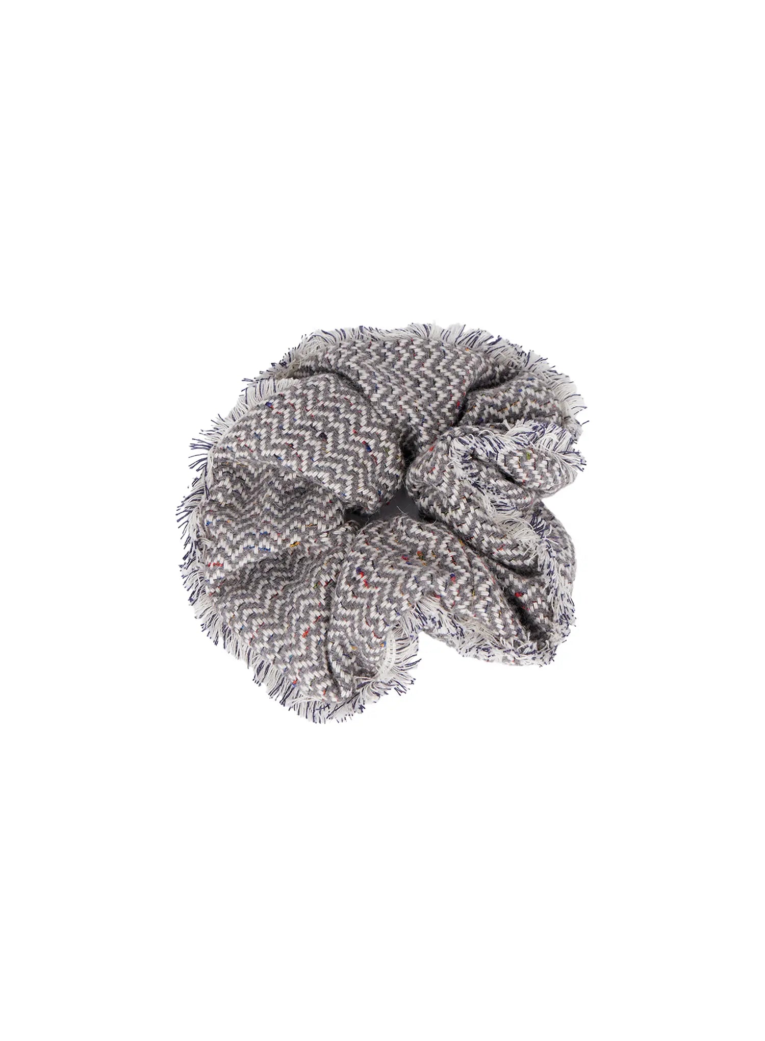 Fringe Zigzag Pattern Scrunchie CO506