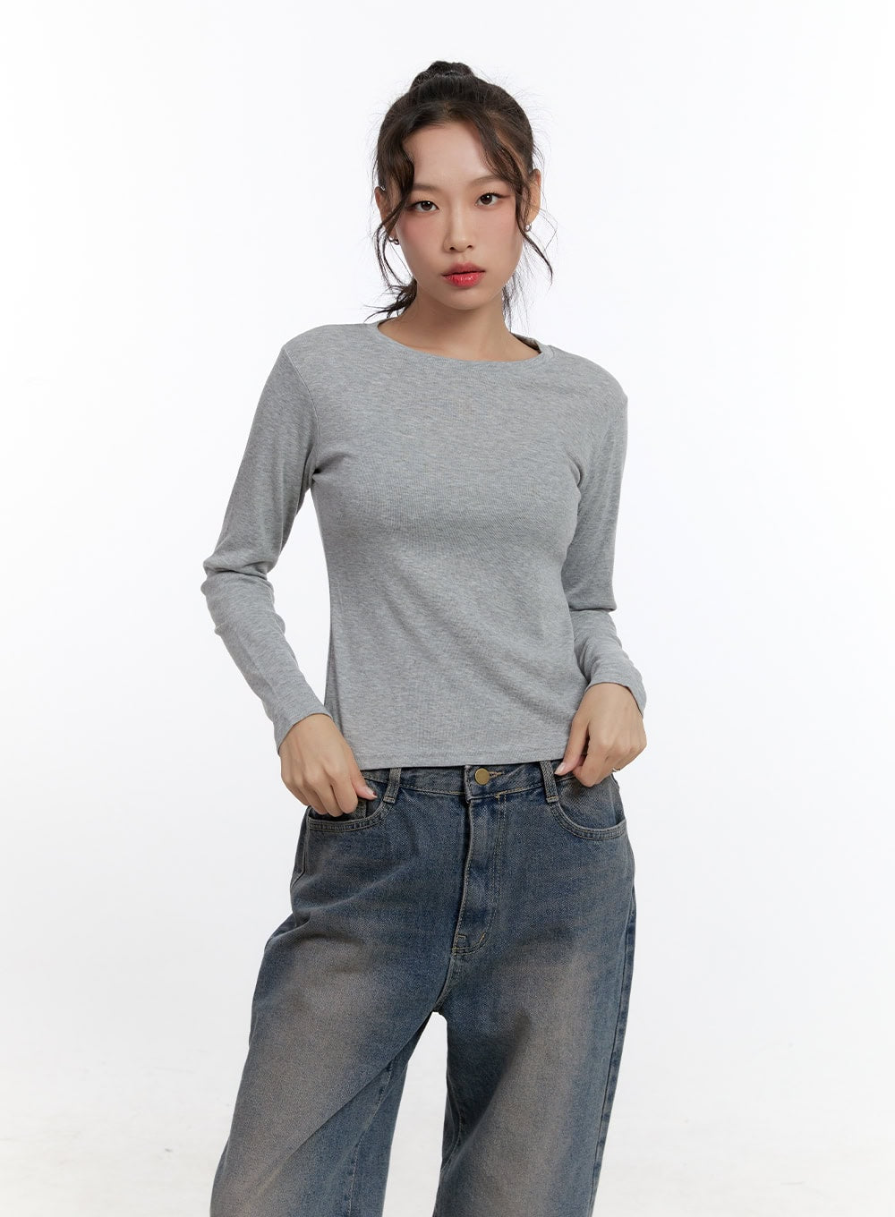 Basic Round Neck Long Sleeve CN420