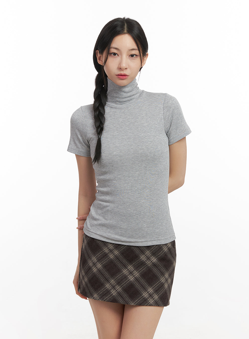 Turtle Neck Slim Fit TShirt CN428