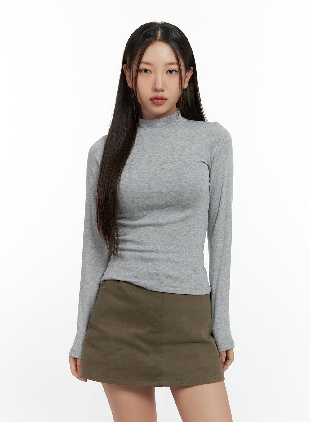 SimplyChic Solid Turtle Neck Top CN412