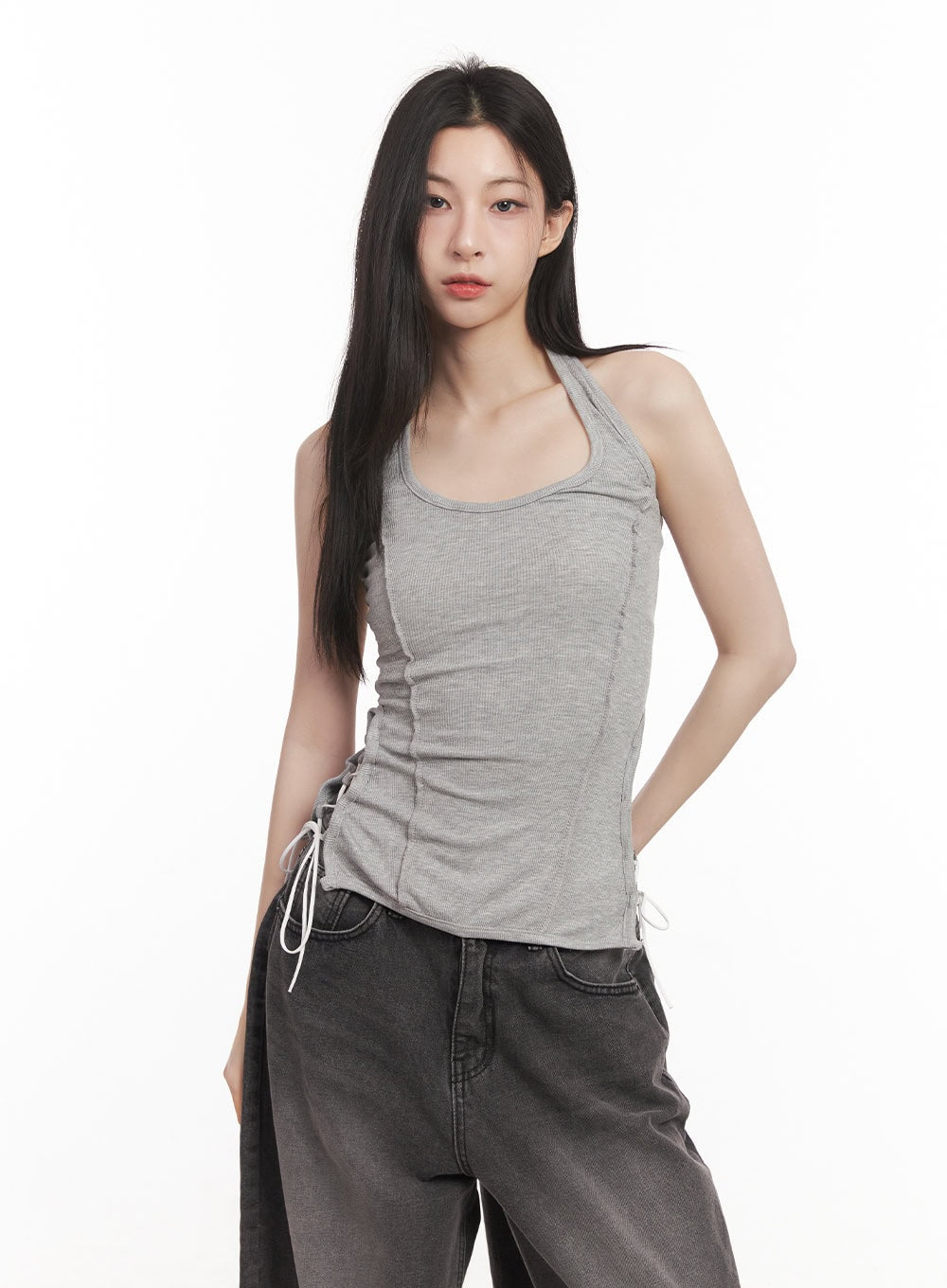 X-Strap Halter Tank Top CM518