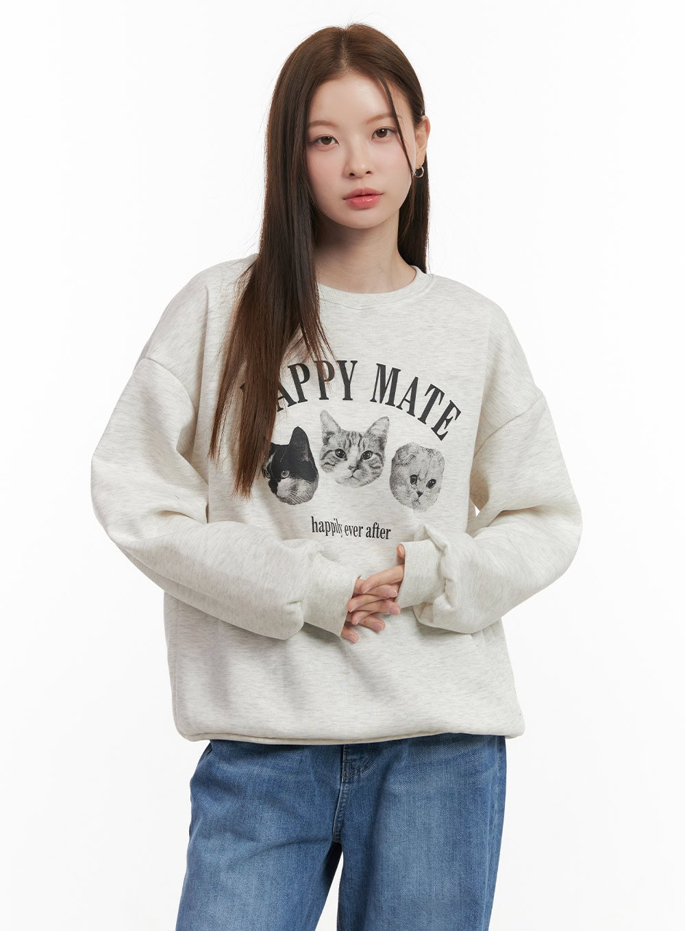 Cozy Animal Printed Sweatshirt  OD417