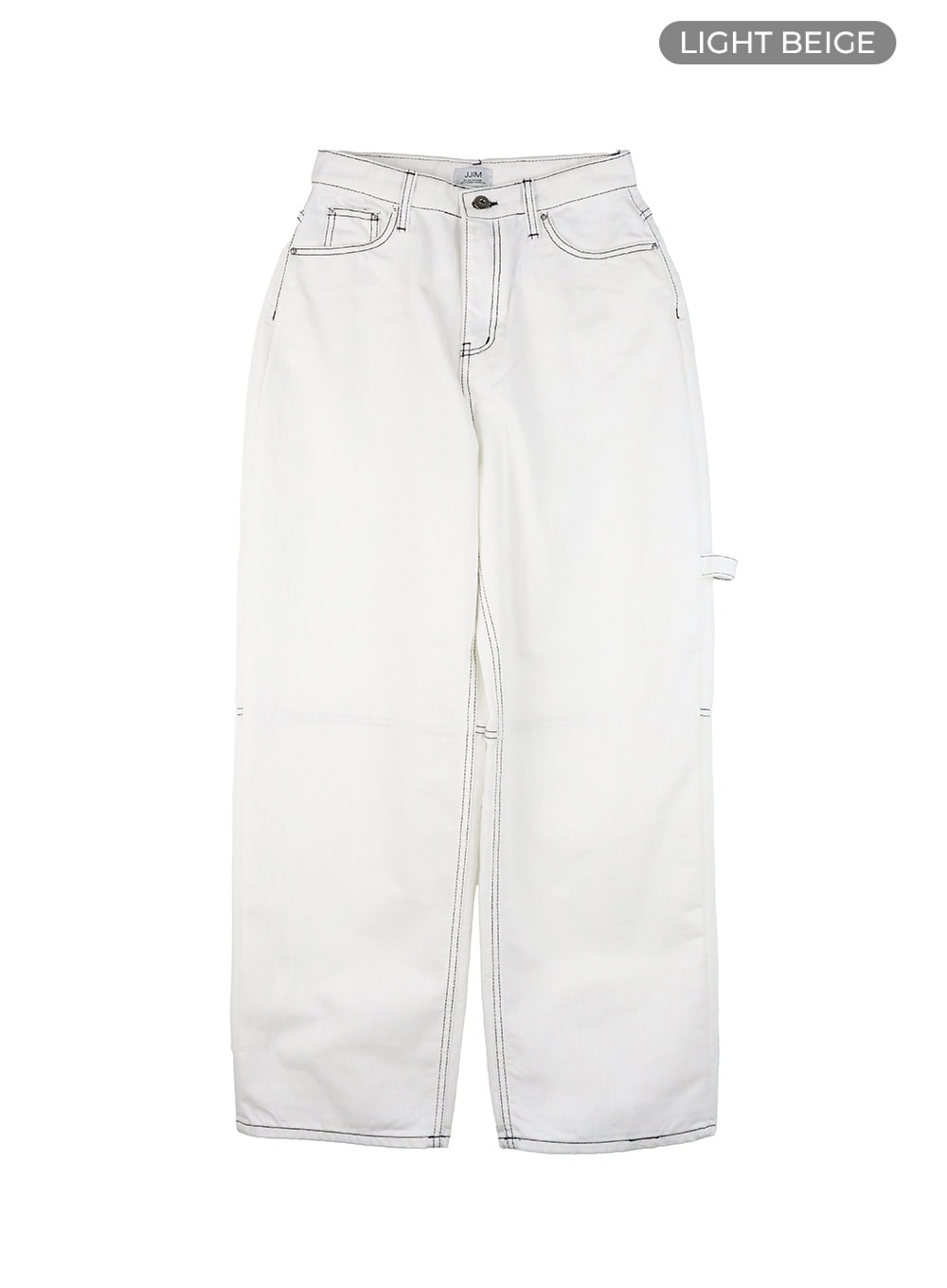 Low-Rise Strap Baggy Jeans CY414