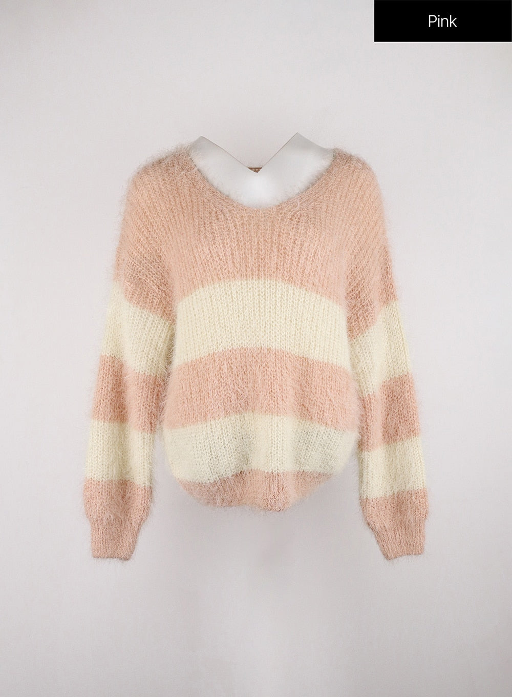 Wool-Blend Stripe Sweater OD326