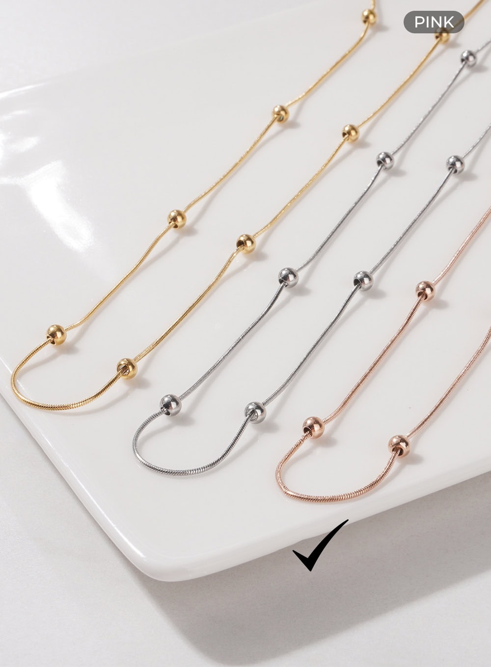 Take Ball Chain Necklace IL405