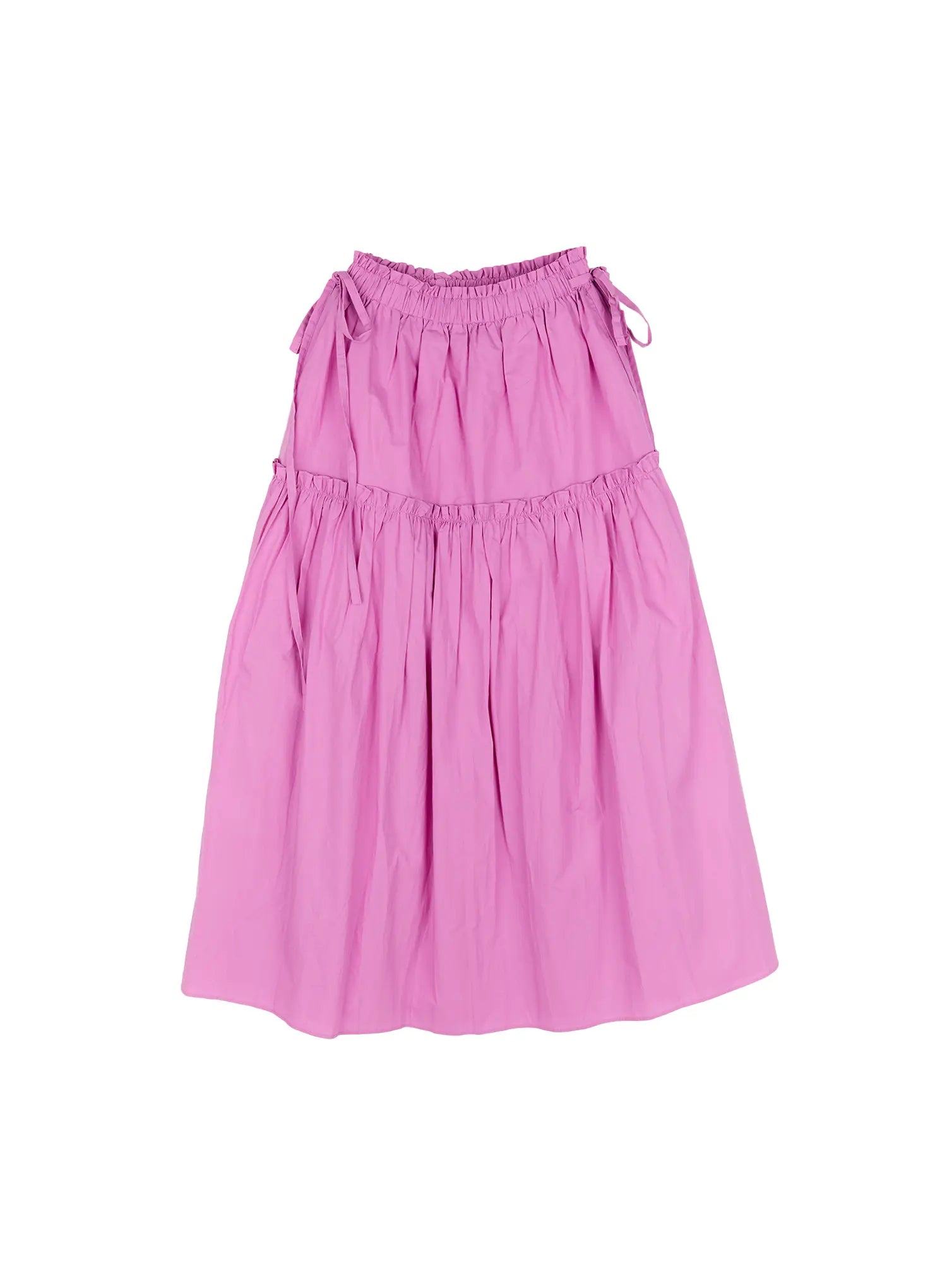 Ribbon Tie Waist Maxi Skirt CG512