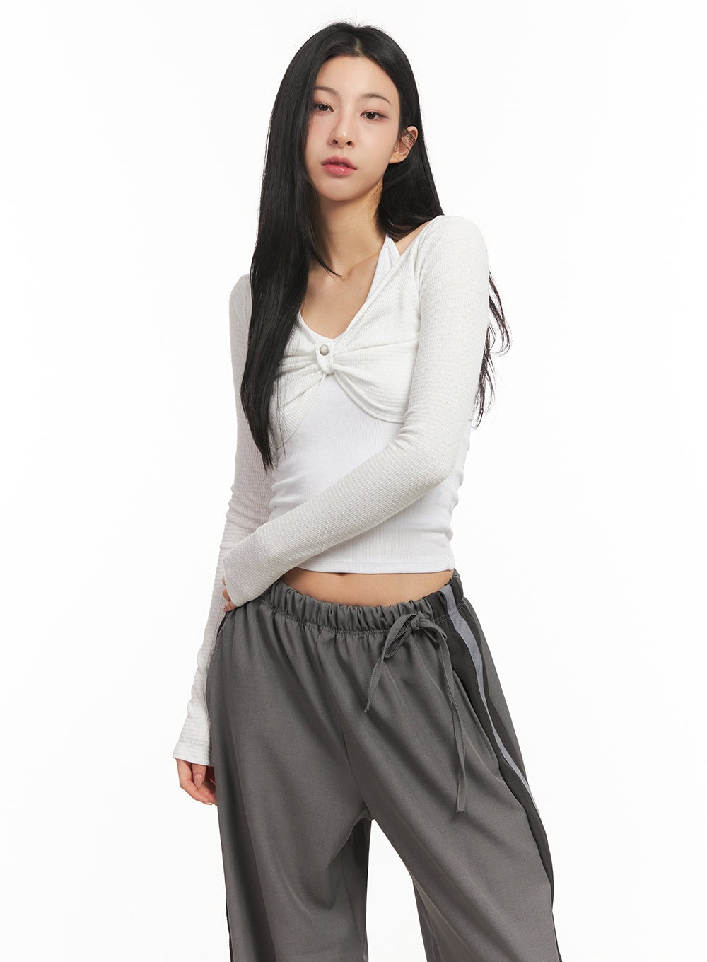 Halter-Neck Crop Tank Top CM503