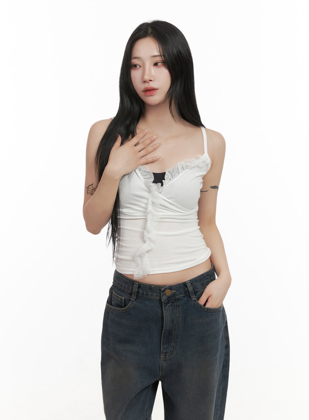 Frill Lace Cami Top CD406