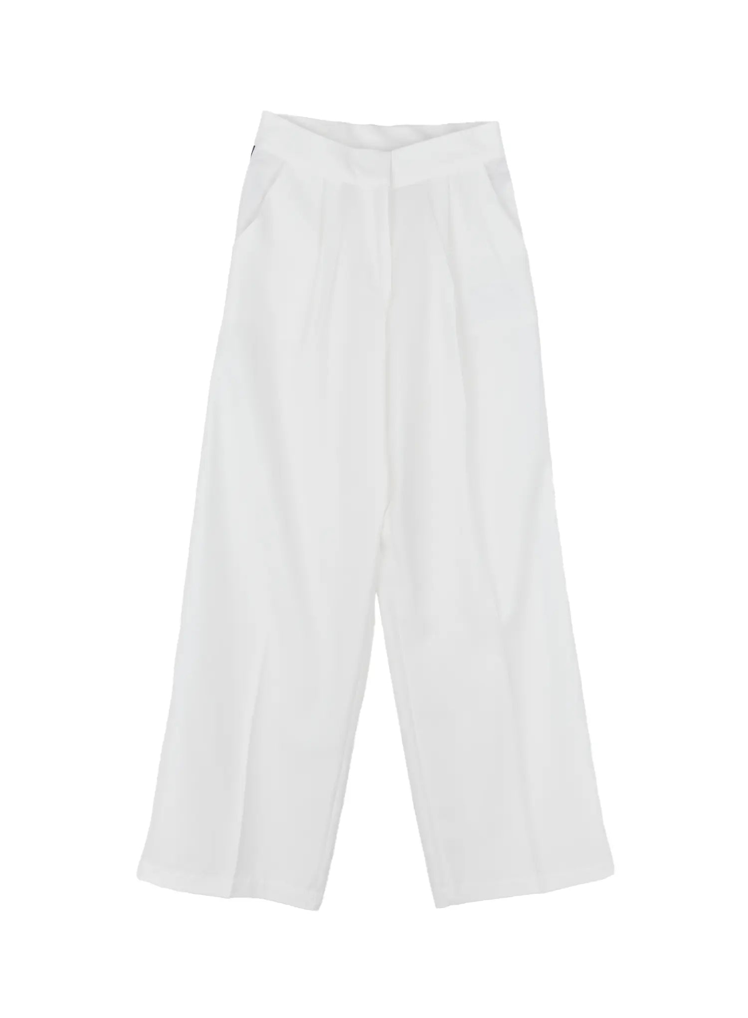 Pintuck Striped Wide-Fit Pants CU517