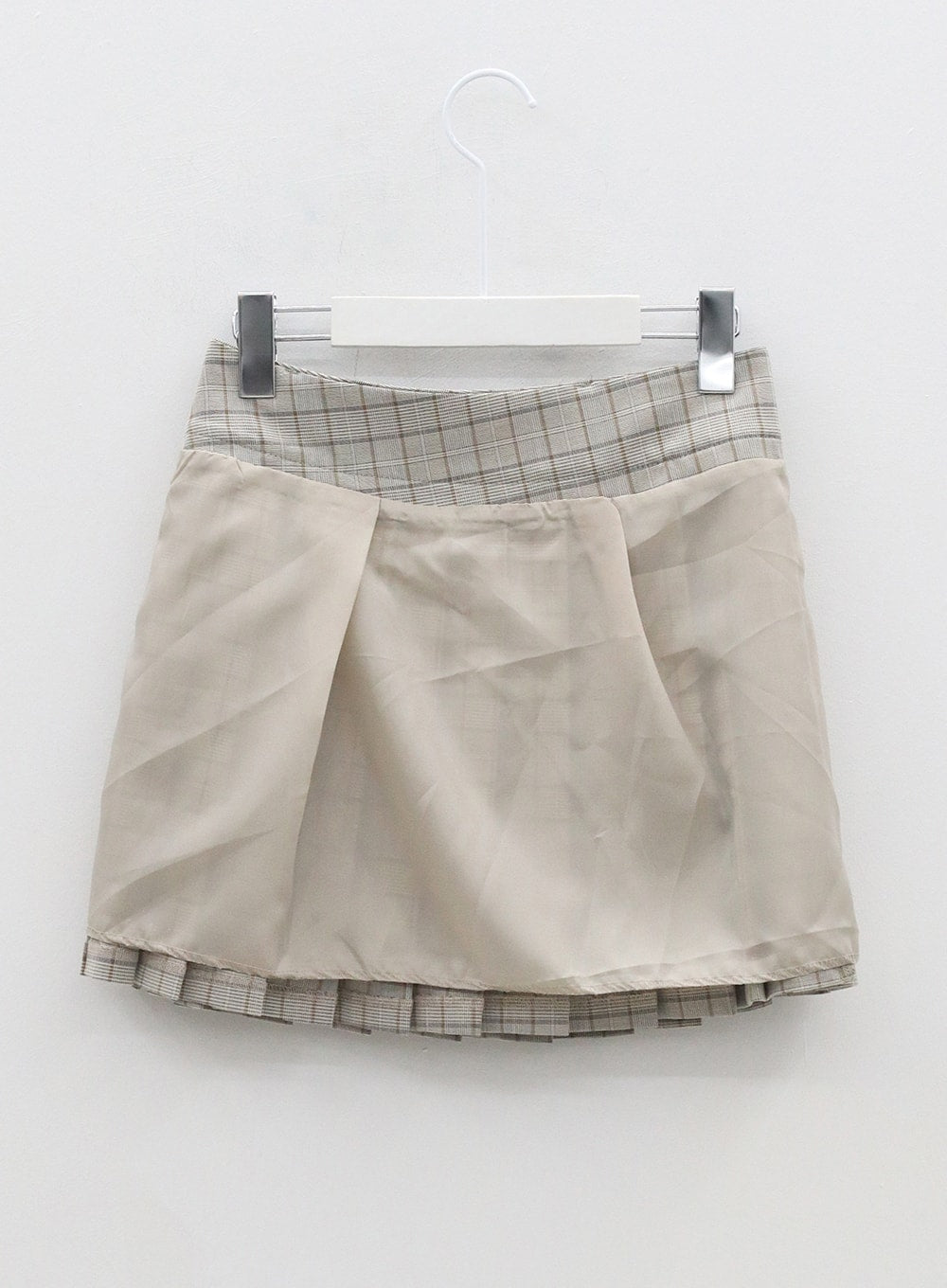 Plaid Mini Skirt OM327