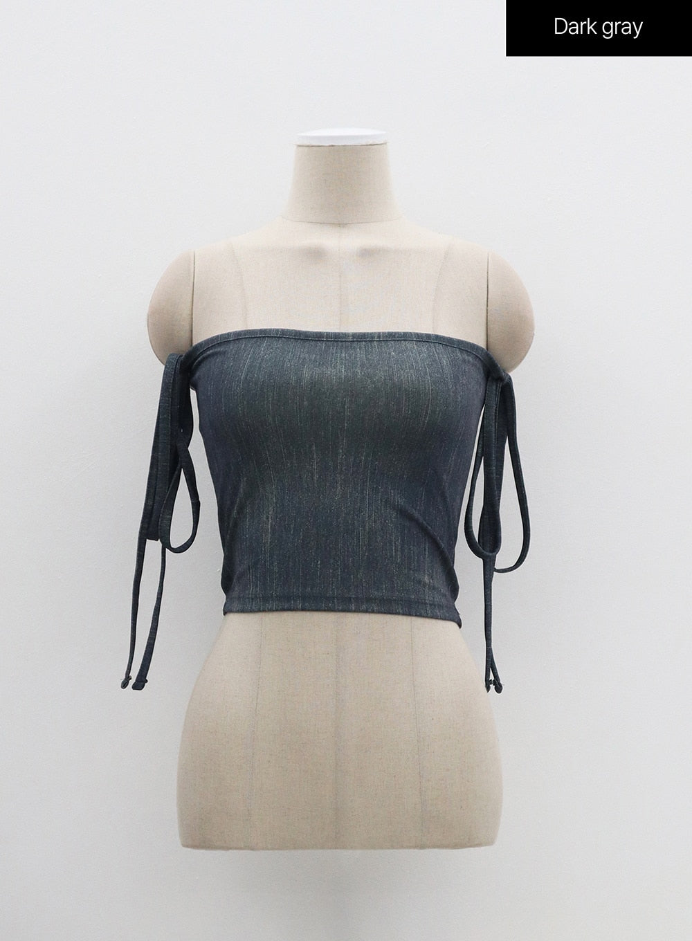 Lace-Up Detail Tube Top BF323